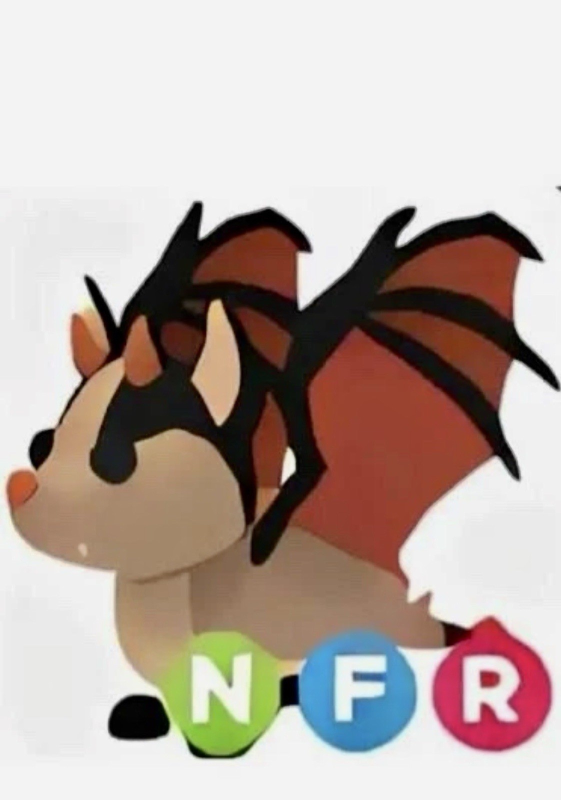NFR Bat Dragon- Adopt me  Virtual Pet - Legendary Luminous Halloween 2019