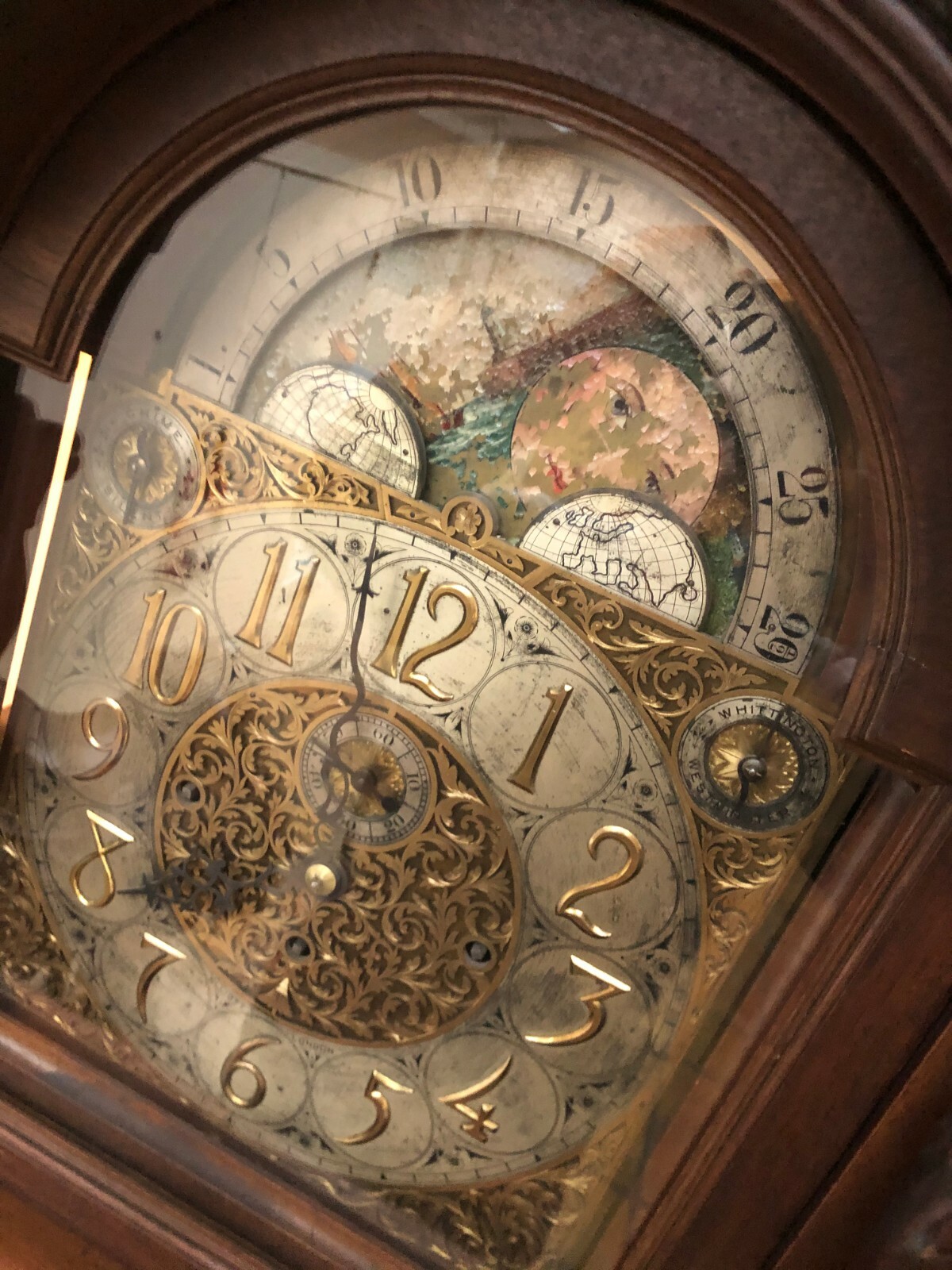 1913 Elliott of London Tall Case Grandfather Clock #65 1913 Elliott of London Tall Case Grandfather Clock #65