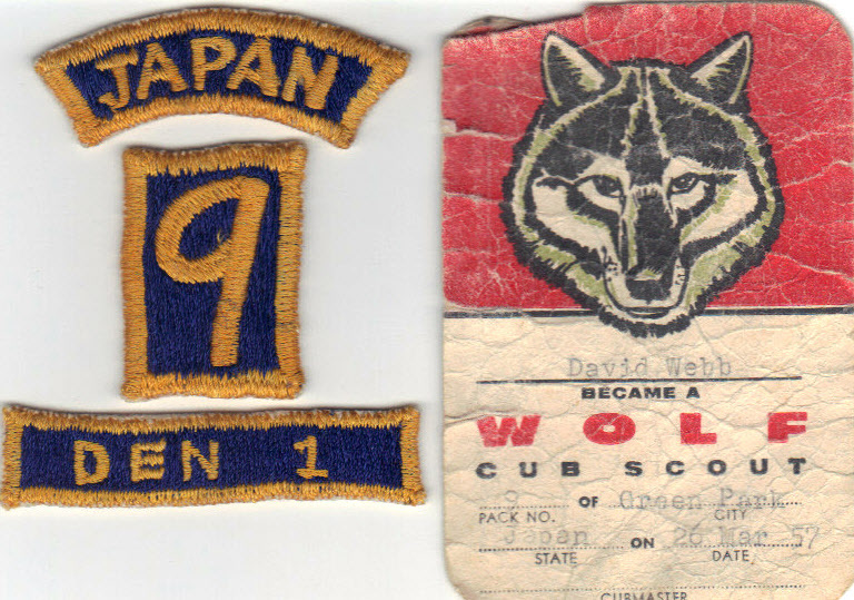 1957 CUB SCOUT BGS JAPAN 1/4 1957 CUB SCOUT BGS JAPAN 1/4
