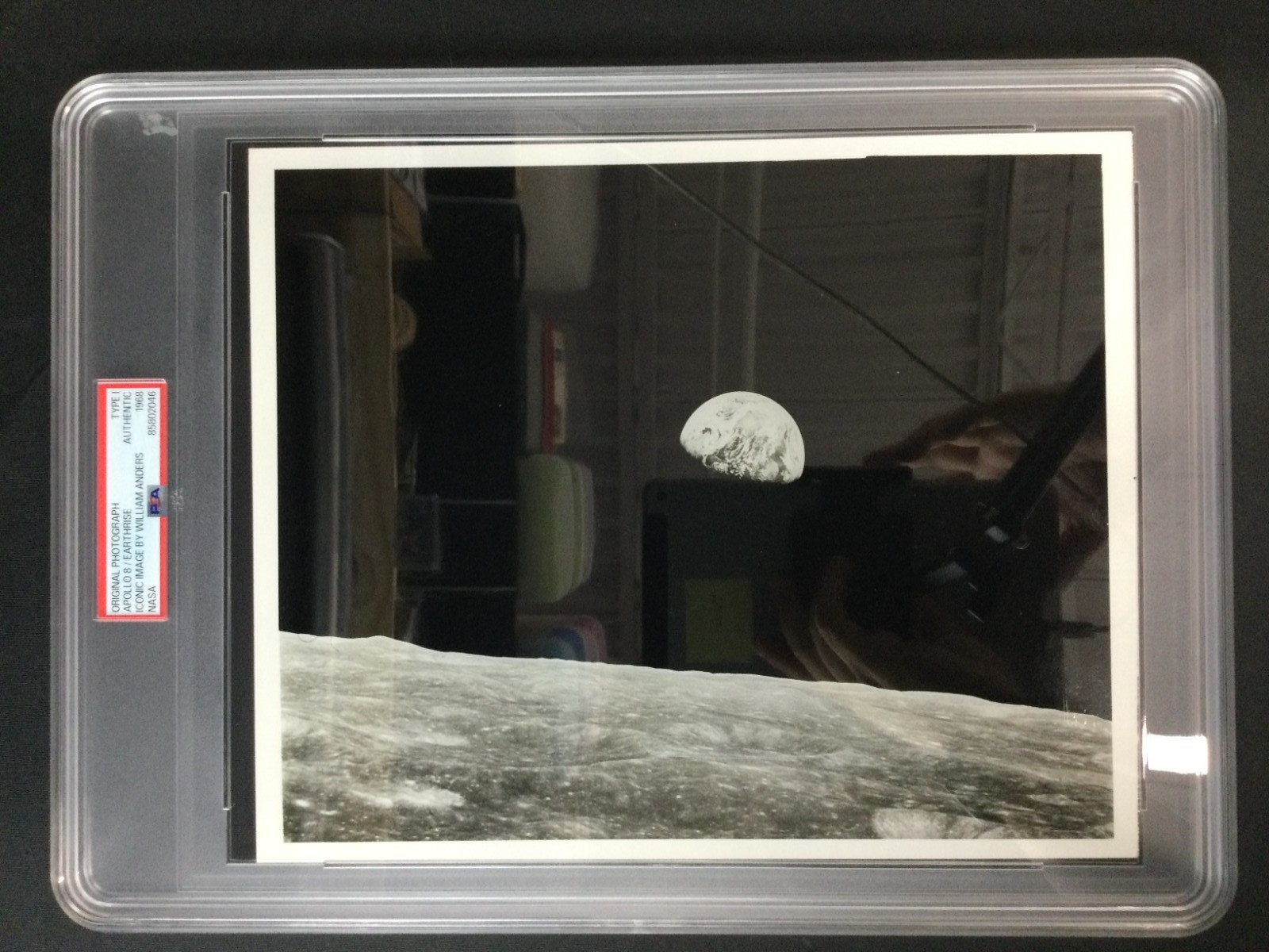 NASA EARTHRISE 1968 Apollo 8 Iconic Type 1 Original Photo William Anders-PSA/DNA