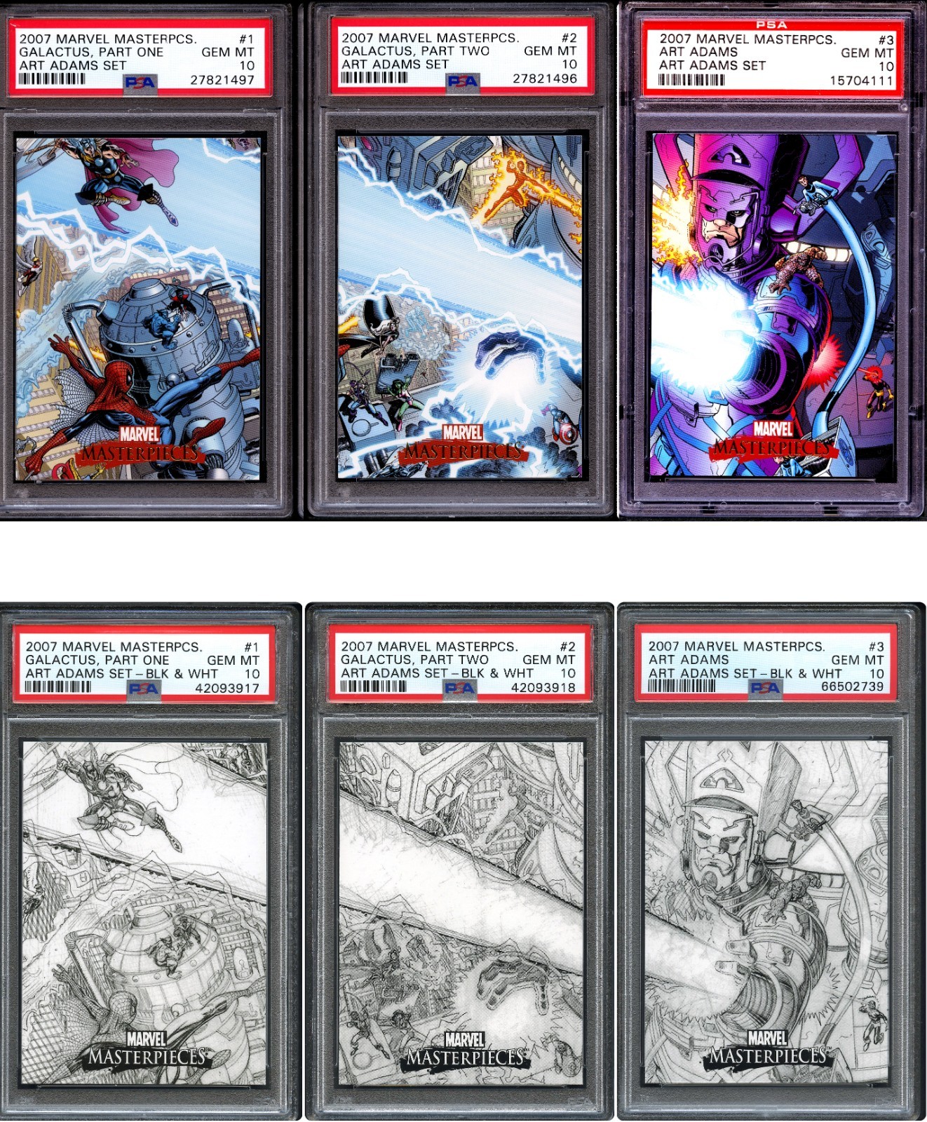 2007 Marvel Masterpieces Case Topper PSA 10 2007 Marvel Masterpieces Case Topper PSA 10