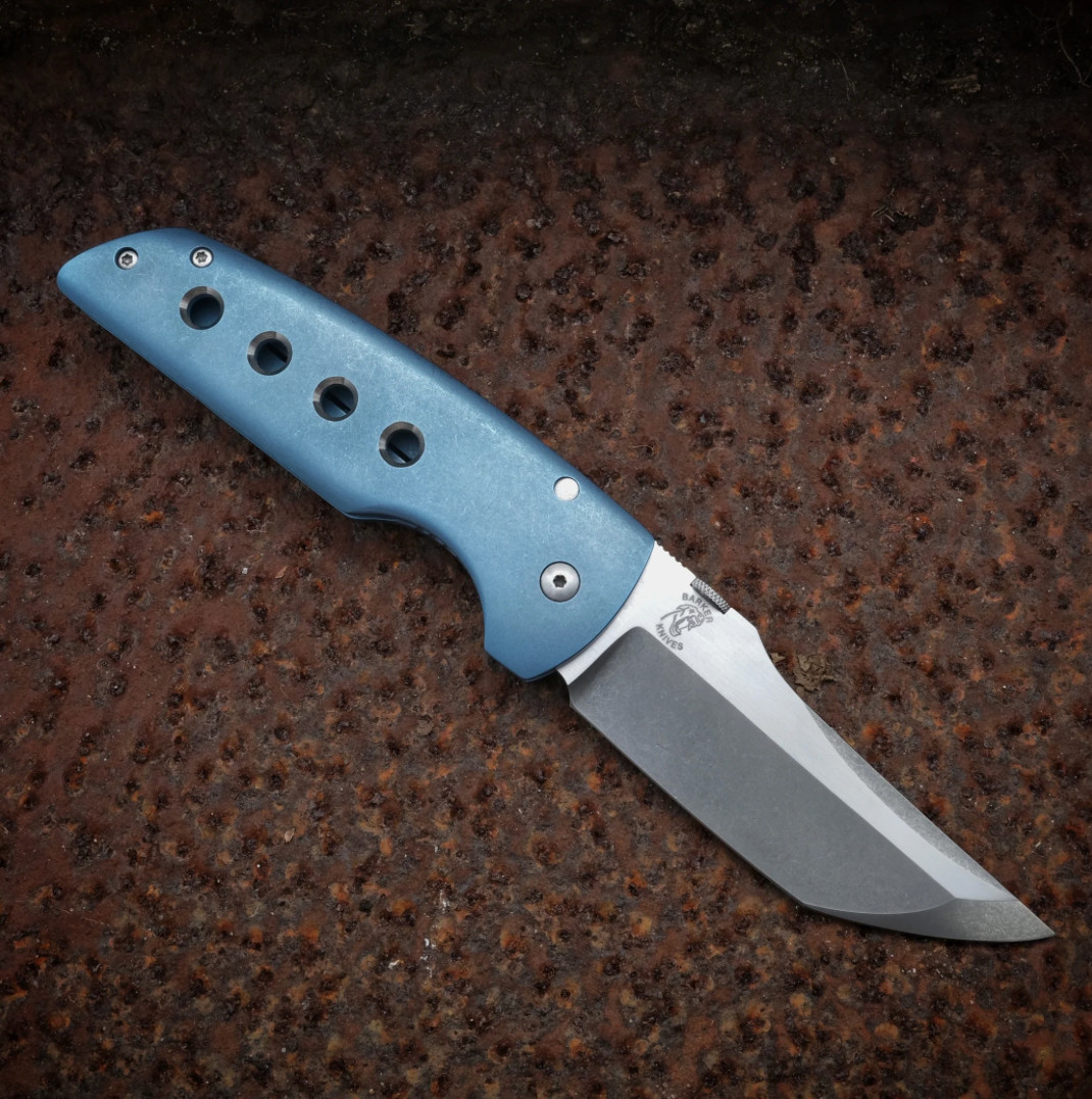 John Barker custom Hokkaido Lefty folding knife