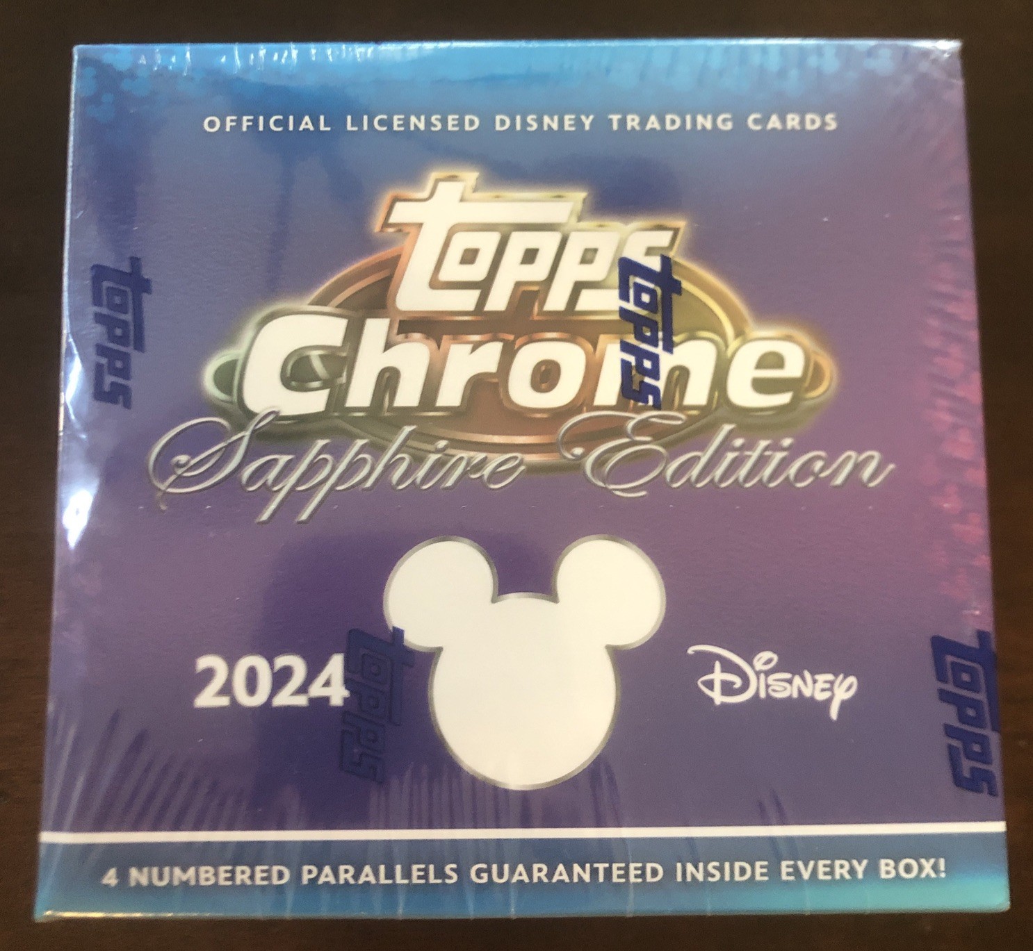 2024 Topps Chrome Disney Sapphire Edition Factory Sealed Box 4 Parallels Mickey 2024 Topps Chrome Disney Sapphire Edition Factory Sealed Box 4 Parallels Mickey