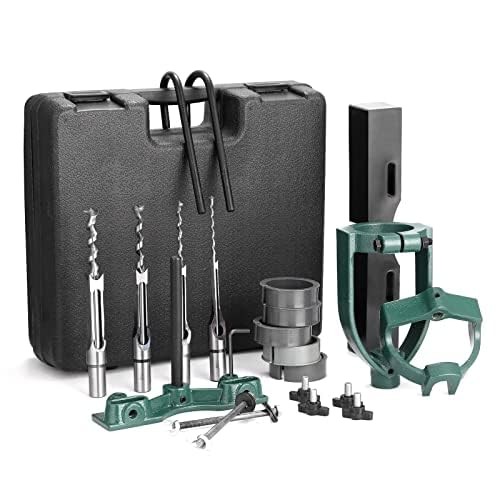 YUEWO Mortising Attachment for Drill Press, Bench Drill Locator Set for Morti...