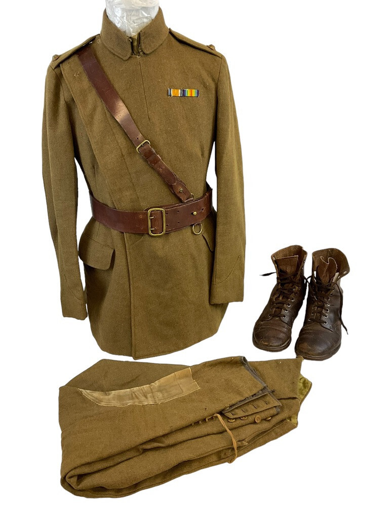 WW1 Canadian Royal Flying Corps Officers Maternity Jacket Boots Pants Groupin... WW1 Canadian Royal Flying Corps Officers Maternity Jacket Boots Pants Groupin...