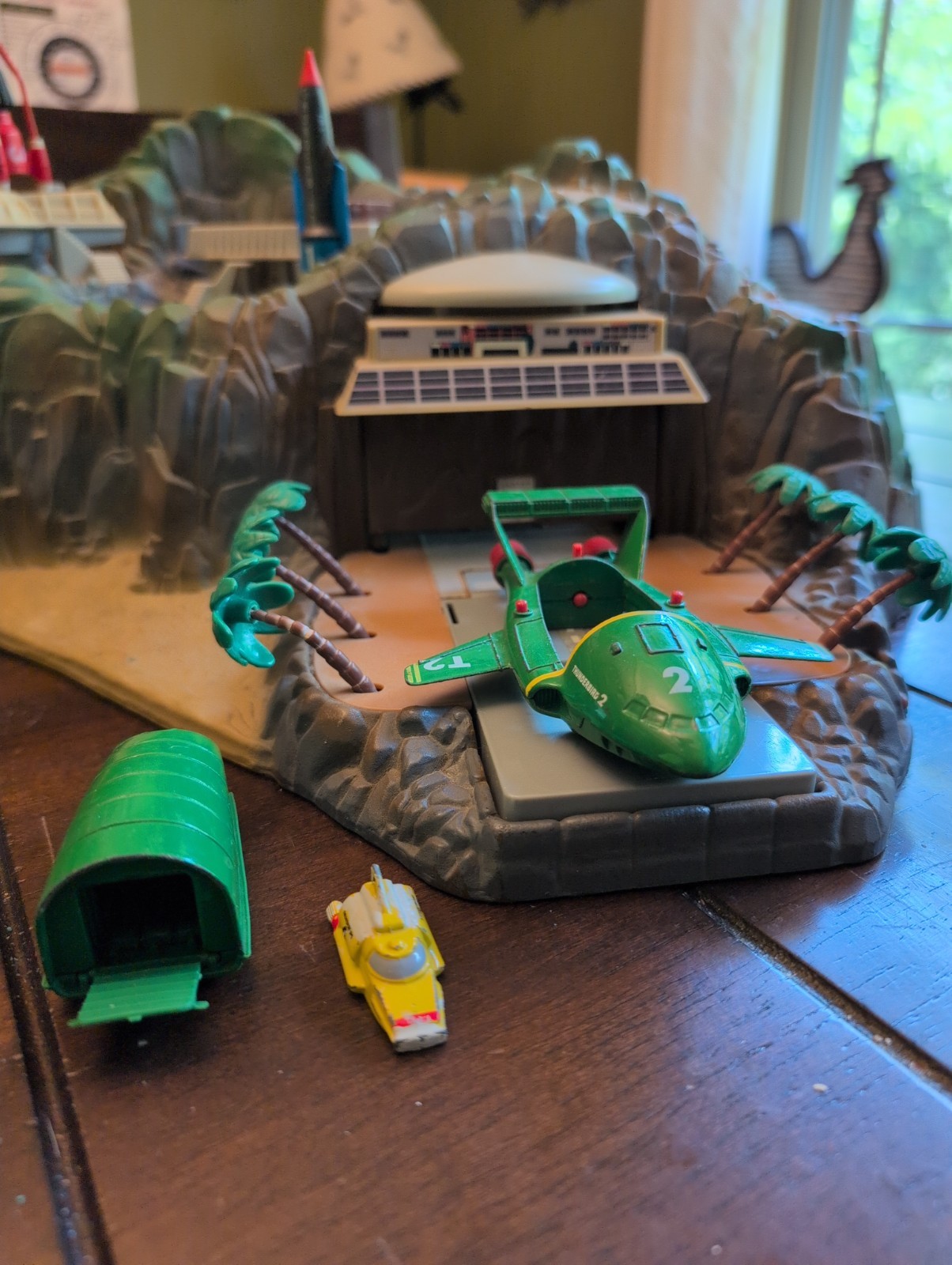 1994 Matchbox Thunderbirds Tracy Island - Tested with sound and Thunderbirds 1994 Matchbox Thunderbirds Tracy Island - Tested with sound and Thunderbirds