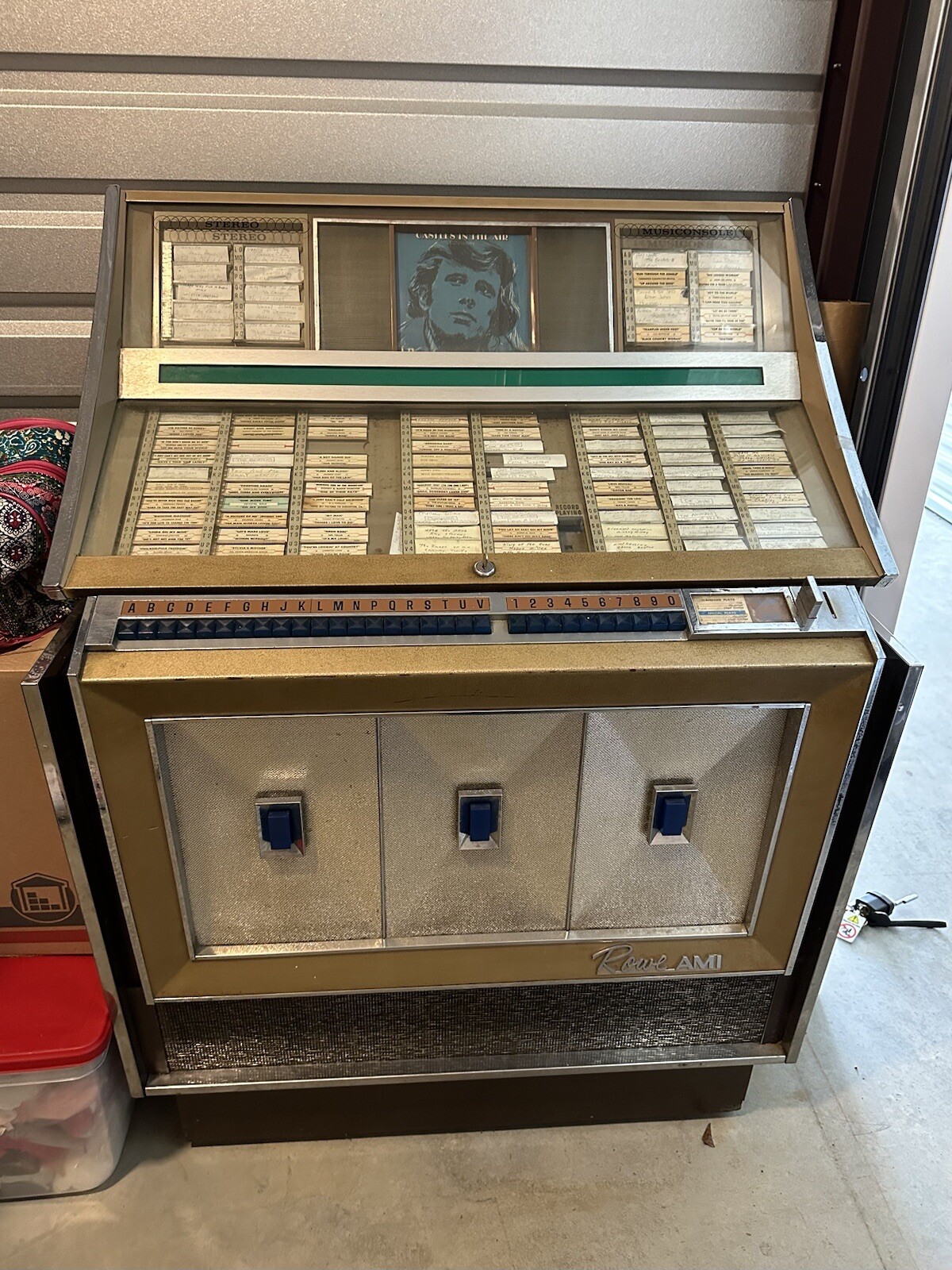 PRICE DROP  RARE- VINTAGE JUKE BOX ROWE AMI JAN (DIPLOMAT)