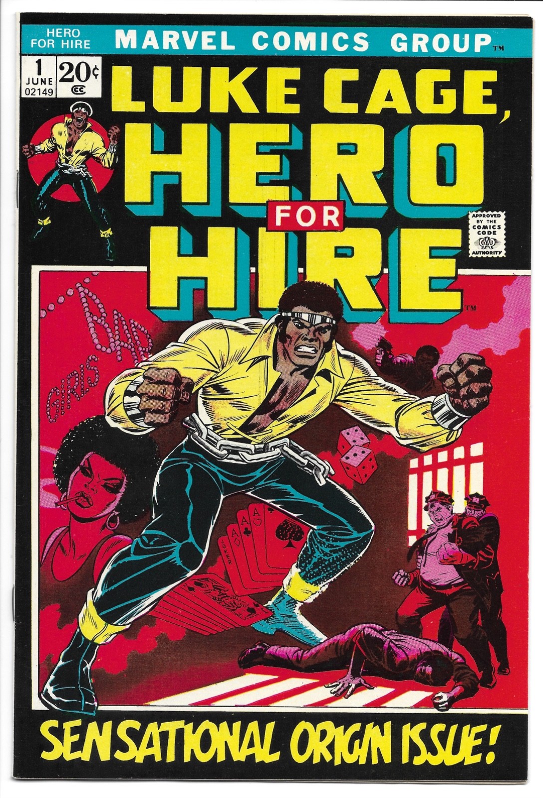 HERO FOR HIRE #1 NM/MT 9.8 BRONZE MARVEL UNREAD ORIGINAL OWNER BOOK LUKE CAGE