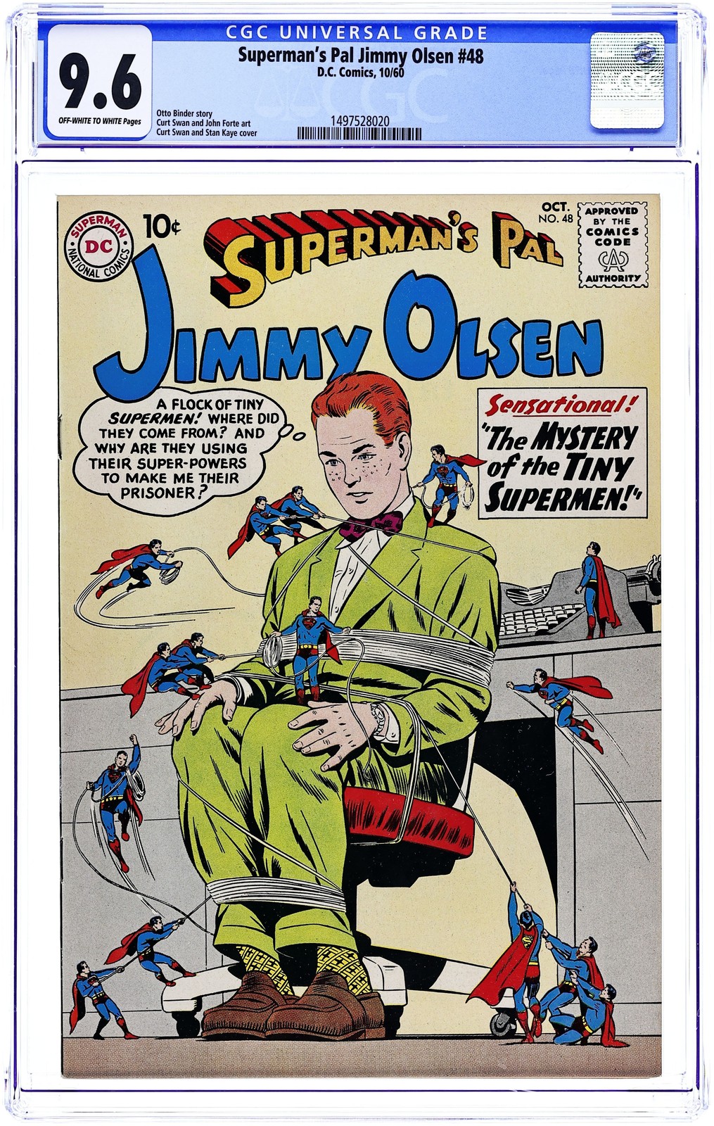 Superman's Pal Jimmy Olsen #48 CGC 9.6 1960 1497528020 Superman's Pal Jimmy Olsen #48 CGC 9.6 1960 1497528020