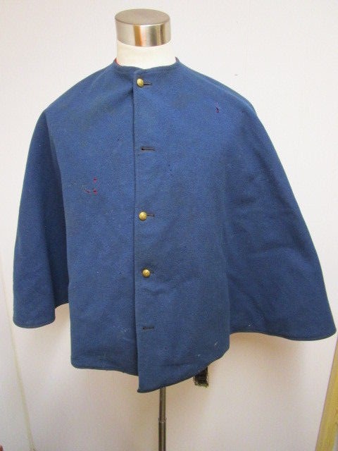 Original Post Civil War 1870's ~ 80's USMC / Marine Corp Red Lined Frock Cape