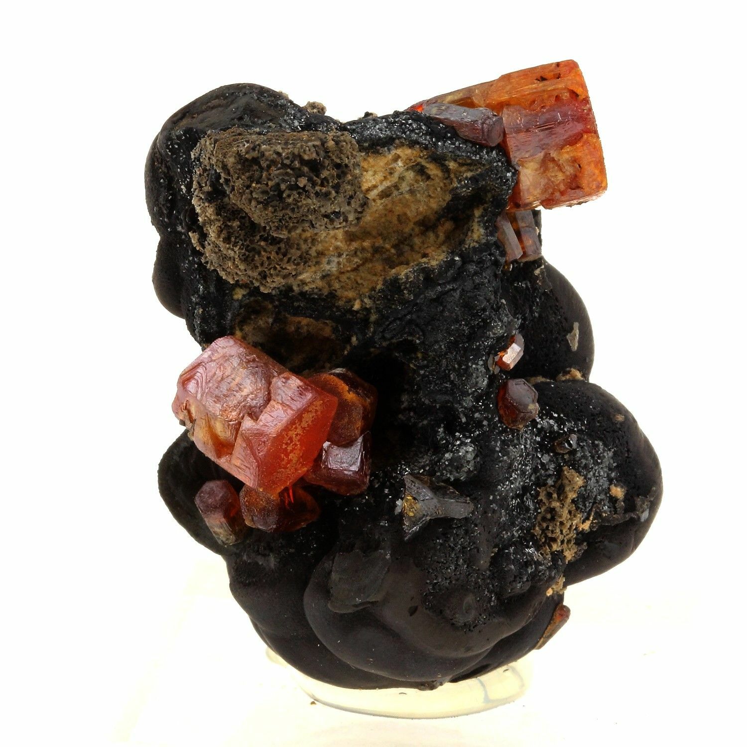 Vanadinite + Coronadite. 384.8 ct. Taouz, Meknes-Tafilalet Region, Morocco. Vanadinite + Coronadite. 384.8 ct. Taouz, Meknes-Tafilalet Region, Morocco.