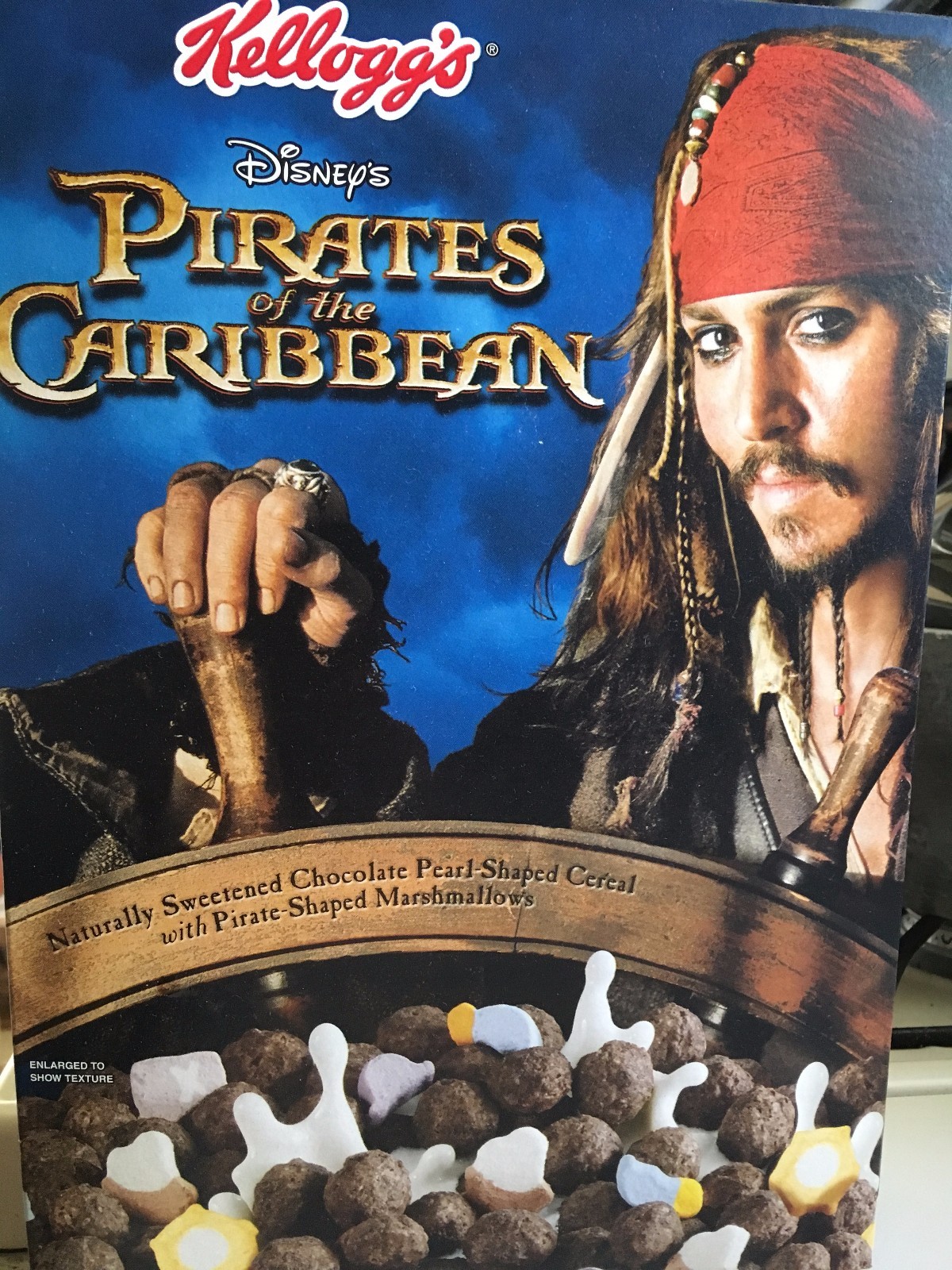 KELLOGG'S Pirates of the Caribbean Cereal 2006 SEALED 