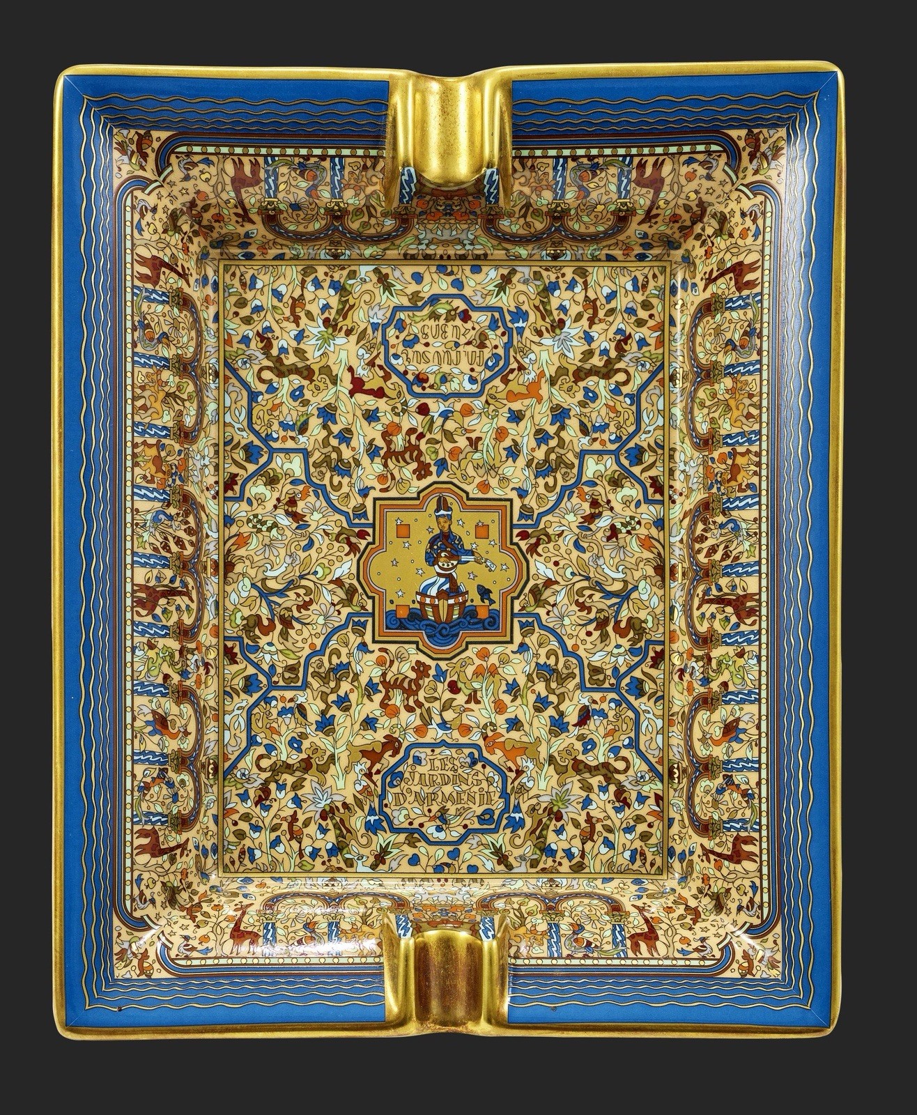HERMES Armenian Ashtray (Les Jardins d'Armenie ashtray) Բուրաստան Հայոց (RARE) HERMES Armenian Ashtray (Les Jardins d'Armenie ashtray) Բուրաստան Հայոց (RARE)