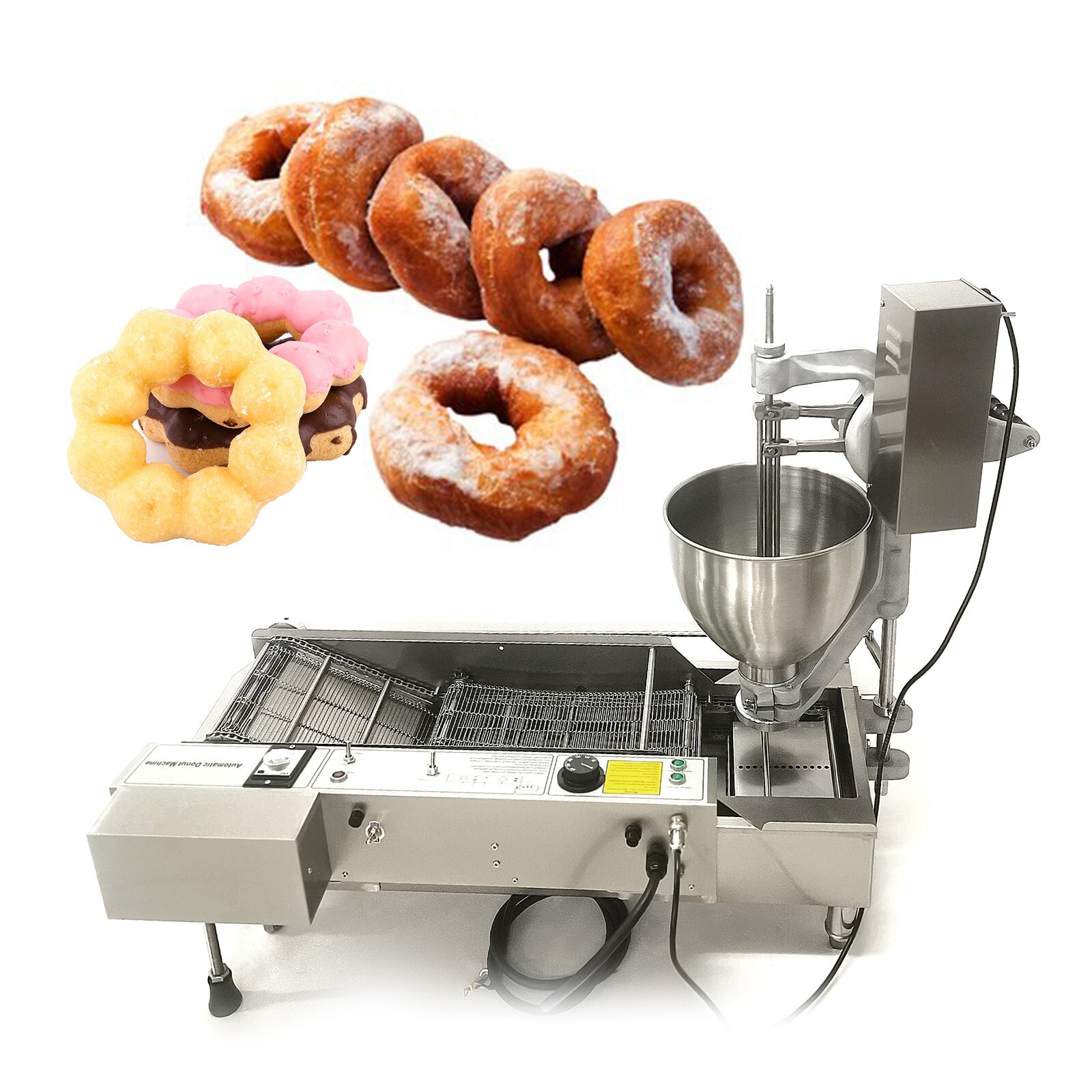 Kolice Commercial Automatic Heavy Duty Frying Doughnut Machine 3 different molds Kolice Commercial Automatic Heavy Duty Frying Doughnut Machine 3 different molds
