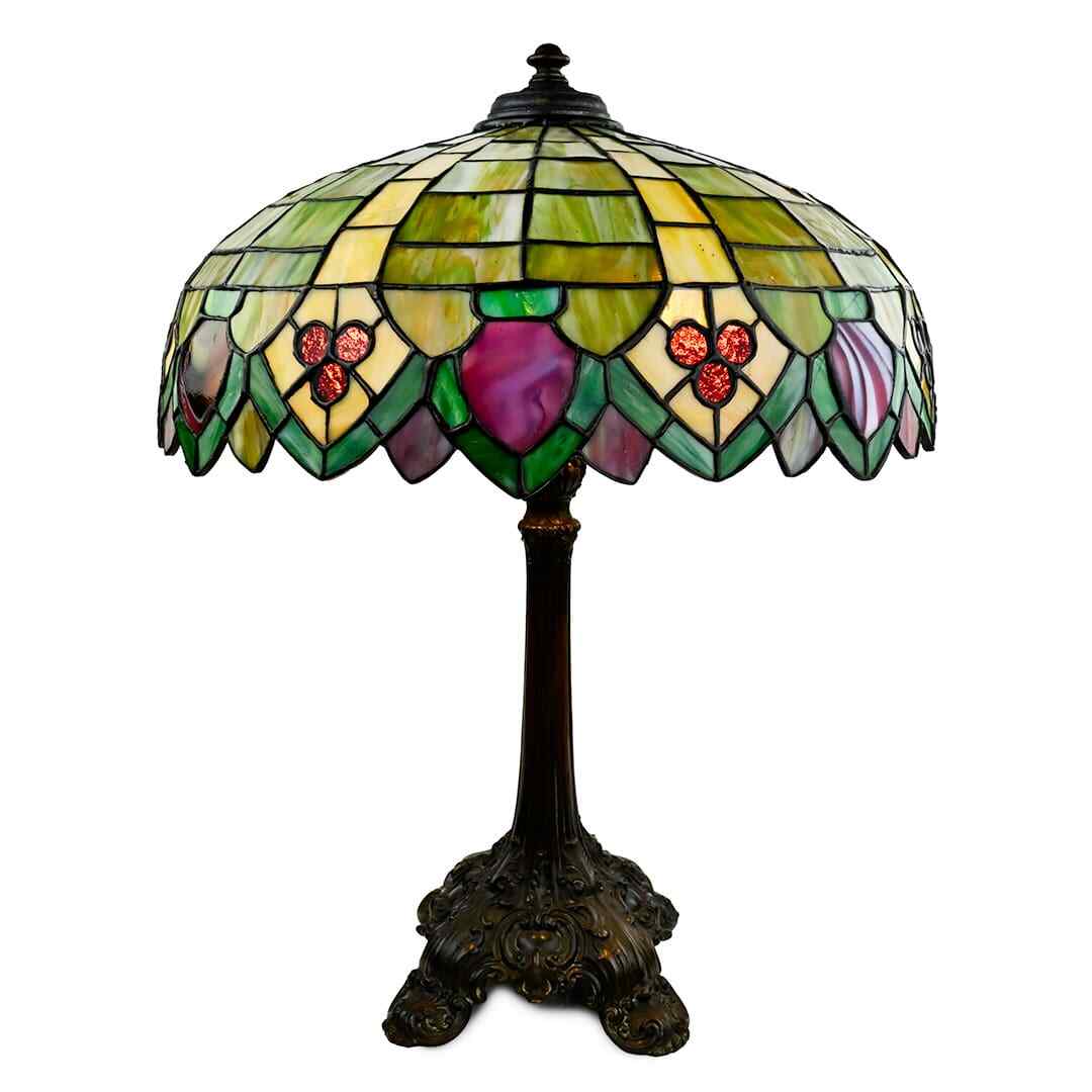 Wilkinson Leaded Glass Lamp, Circa 1910