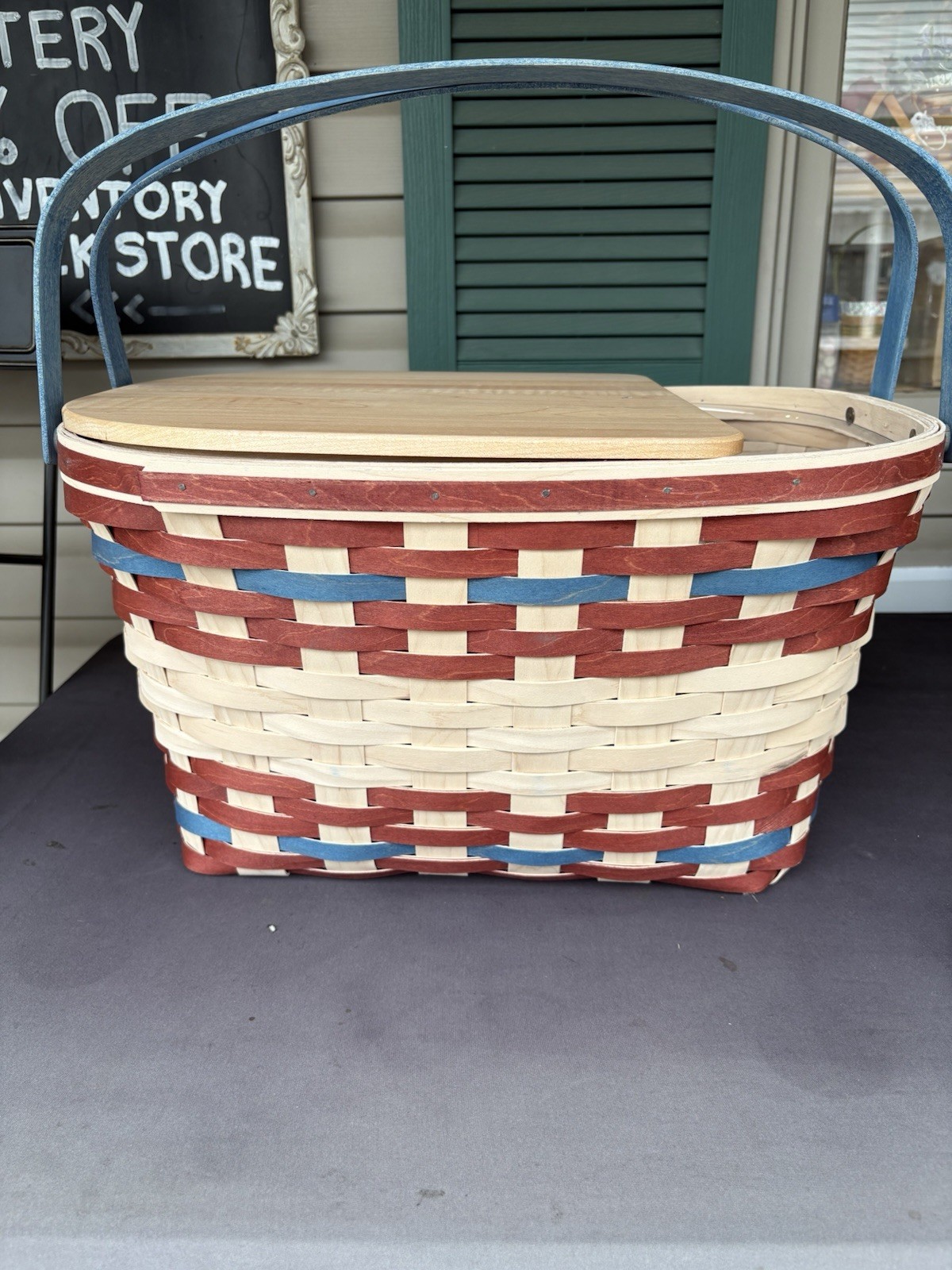Longaberger Like (Dresden &Company) Americana Picnic Basket