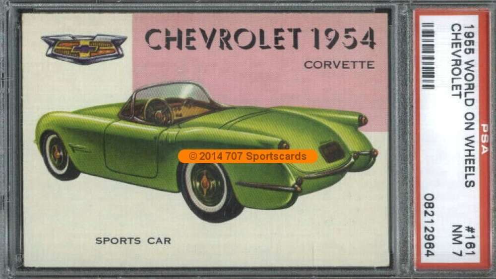1955 Topps World on Wheels #161 1954 Chevrolet PSA 7 (2964) 1955 Topps World on Wheels #161 1954 Chevrolet PSA 7 (2964)
