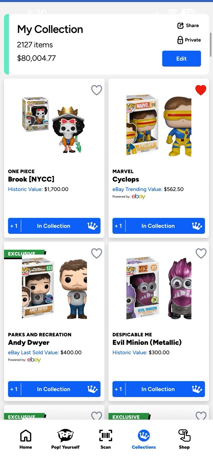 Huge Funko pop lot ,Grails , Vaulted , Exclusive , Commons And More Huge Funko pop lot ,Grails , Vaulted , Exclusive , Commons And More