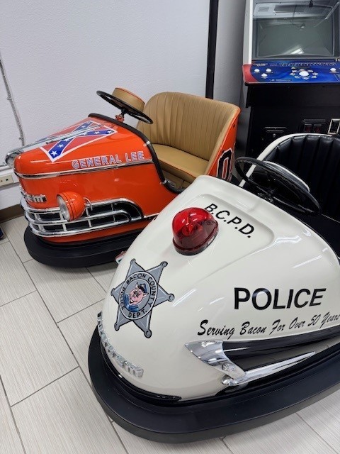 Vintage Dodgem Amusement Bumper Cars Vintage Dodgem Amusement Bumper Cars