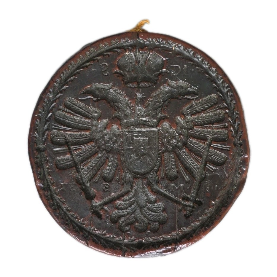 Holy Roman Emperor Charles VI Royal Imperial Habsburg Wax Seal Austria Royalty