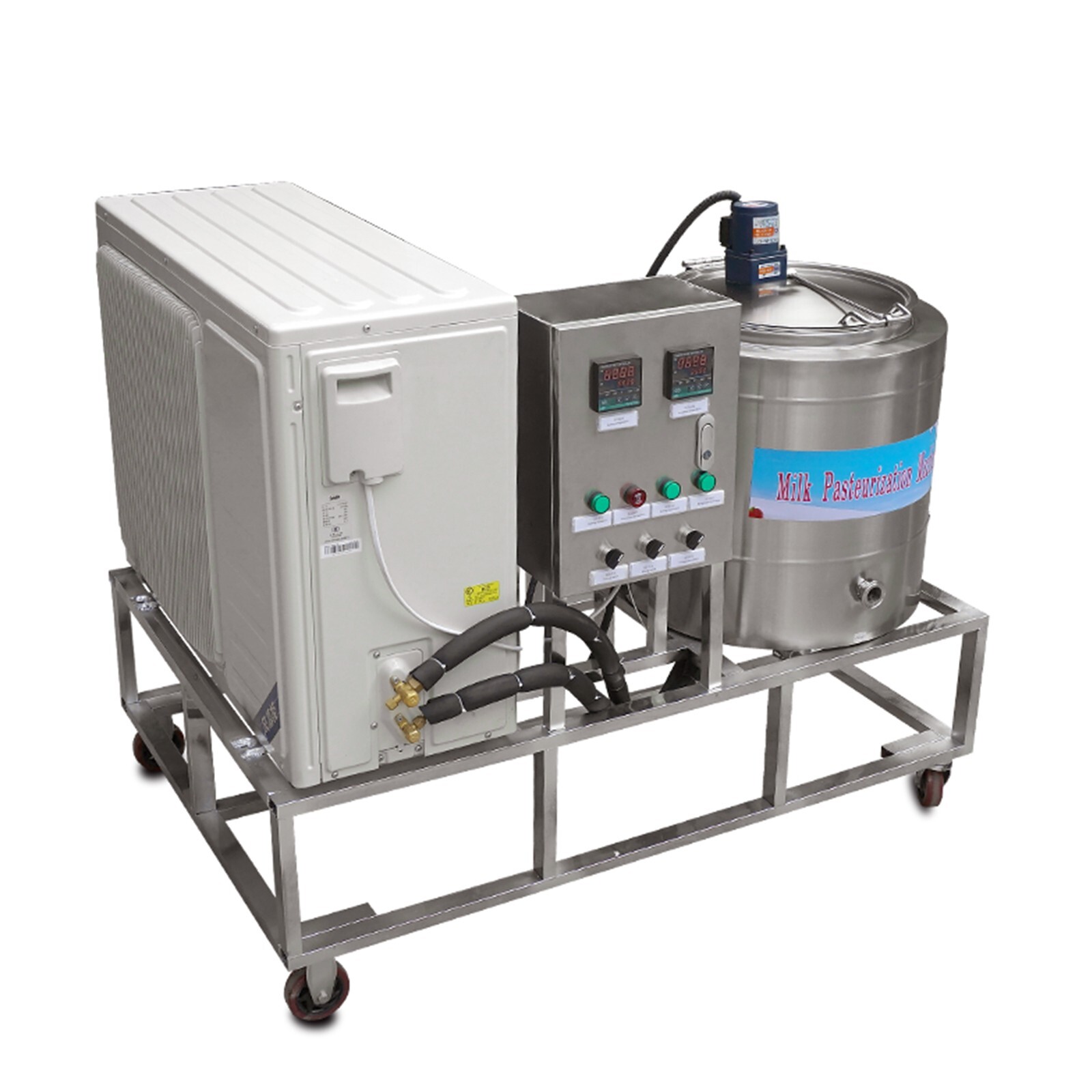 Kolice 200L Commercial Milk Pasteurization Machine Pasteurizer with refrigerated