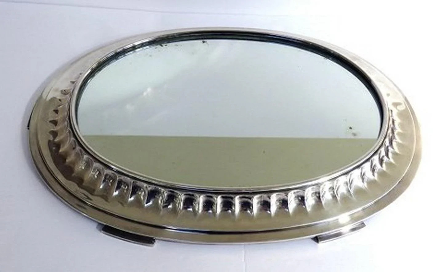 Georg Jensen Sterling Silver Pyramid Mirror Plateau Harald Nielsen Georg Jensen Sterling Silver Pyramid Mirror Plateau Harald Nielsen