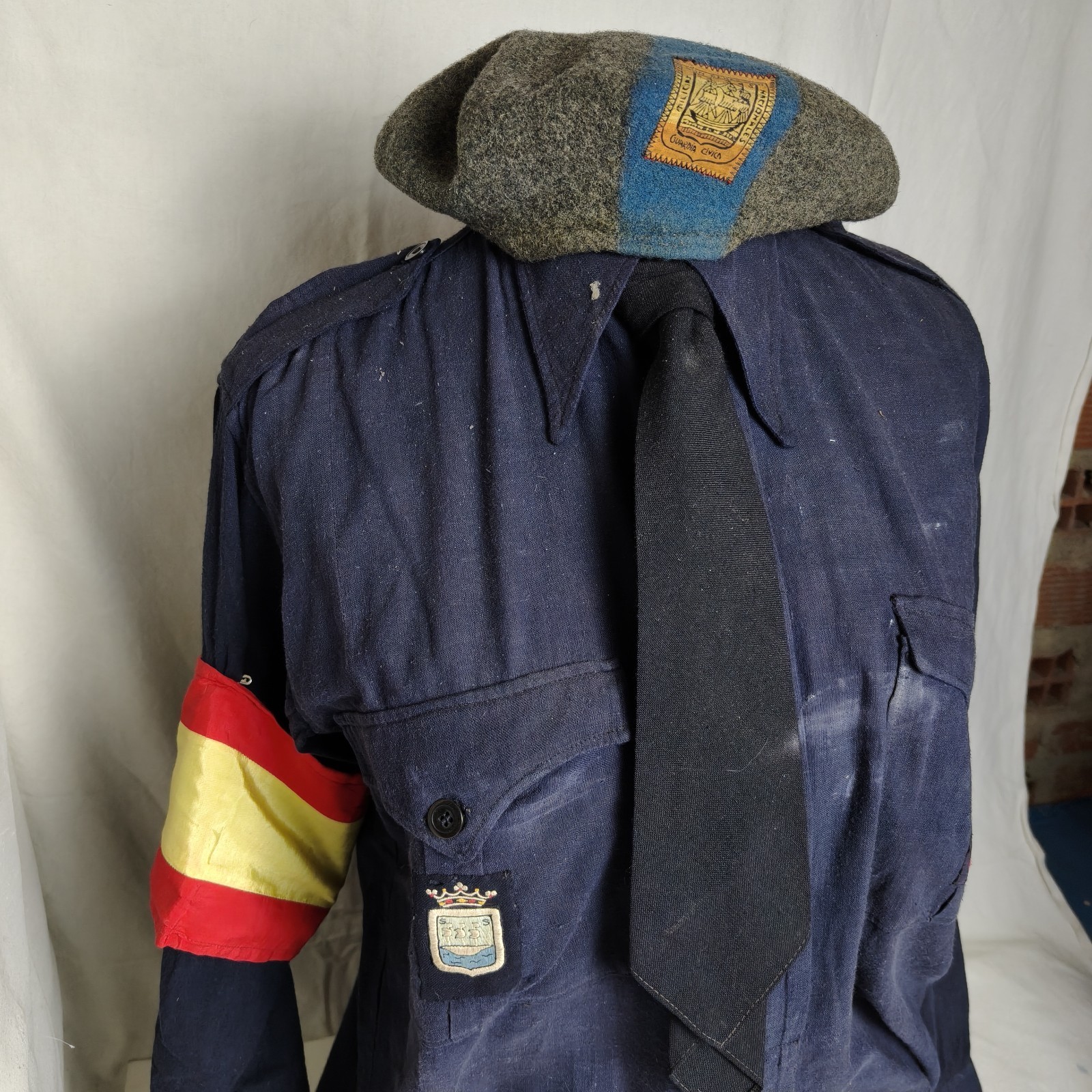 Rare Falange Militias San Sebastian Civil War Spain Shirt Rare Falange Militias San Sebastian Civil War Spain Shirt
