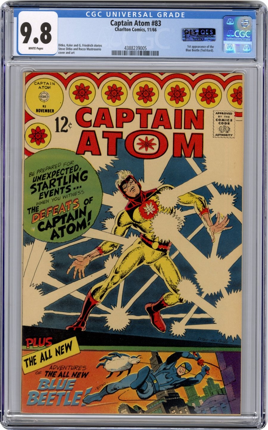 Charlton - CAPTAIN ATOM 1965-67 #83 - Grade 9.8 - Comic Book