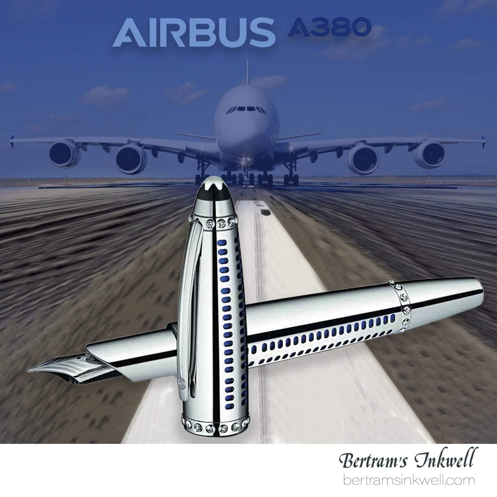 Montblanc Airbus A380 Skeleton Limited Edition 380 Fountain Pen 38948, 2007 Montblanc Airbus A380 Skeleton Limited Edition 380 Fountain Pen 38948, 2007