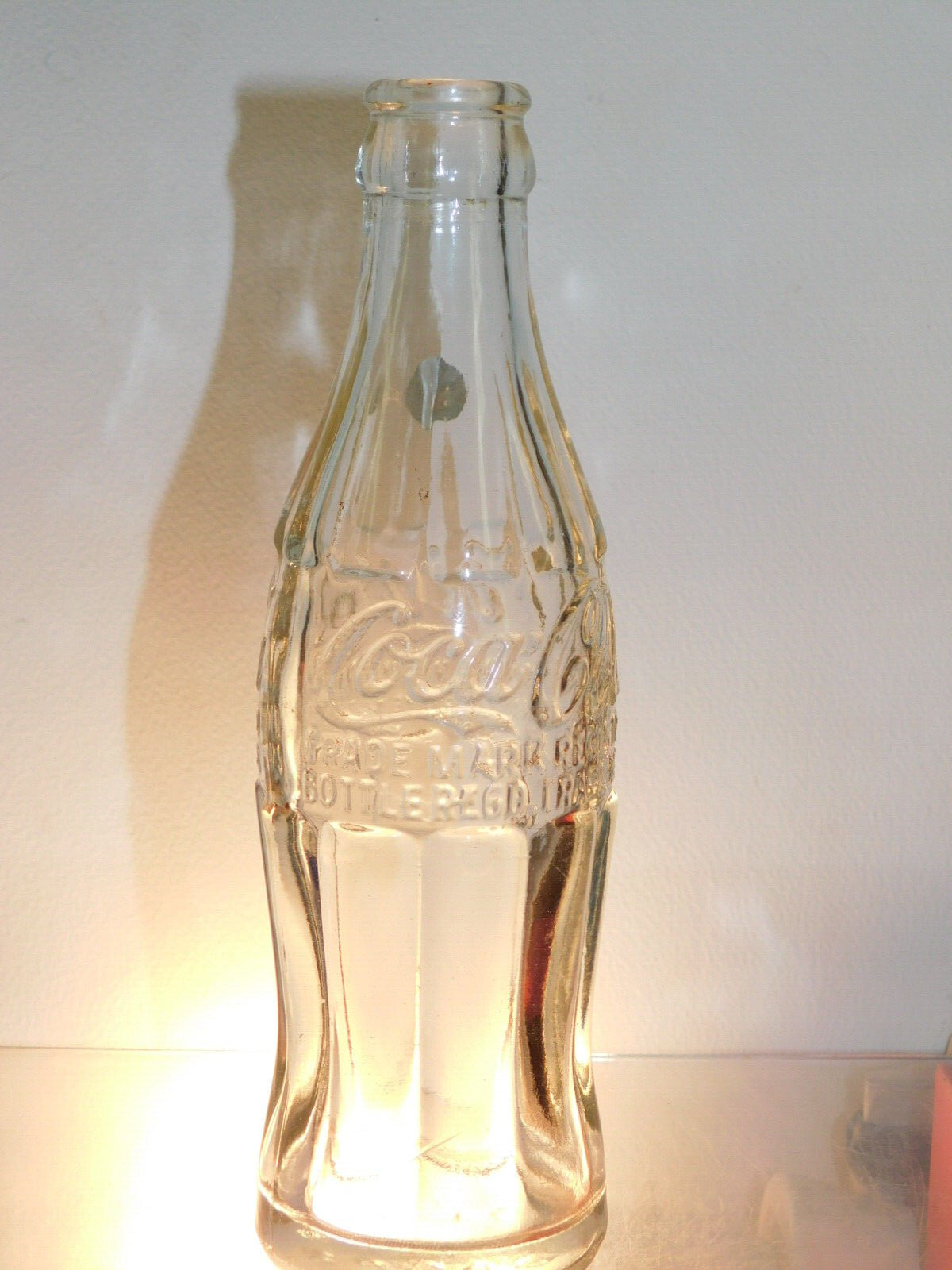 COCA COLA COCA COLA FRADE MARR BOTTLE REG D RARE 6 OZ ADELAIDE ERROR BOTTLE 1955