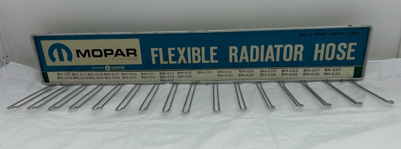 1960s 1970s NOS Mopar Radiator Display Rack Metal Parts Sign Auto Parts Store 1960s 1970s NOS Mopar Radiator Display Rack Metal Parts Sign Auto Parts Store