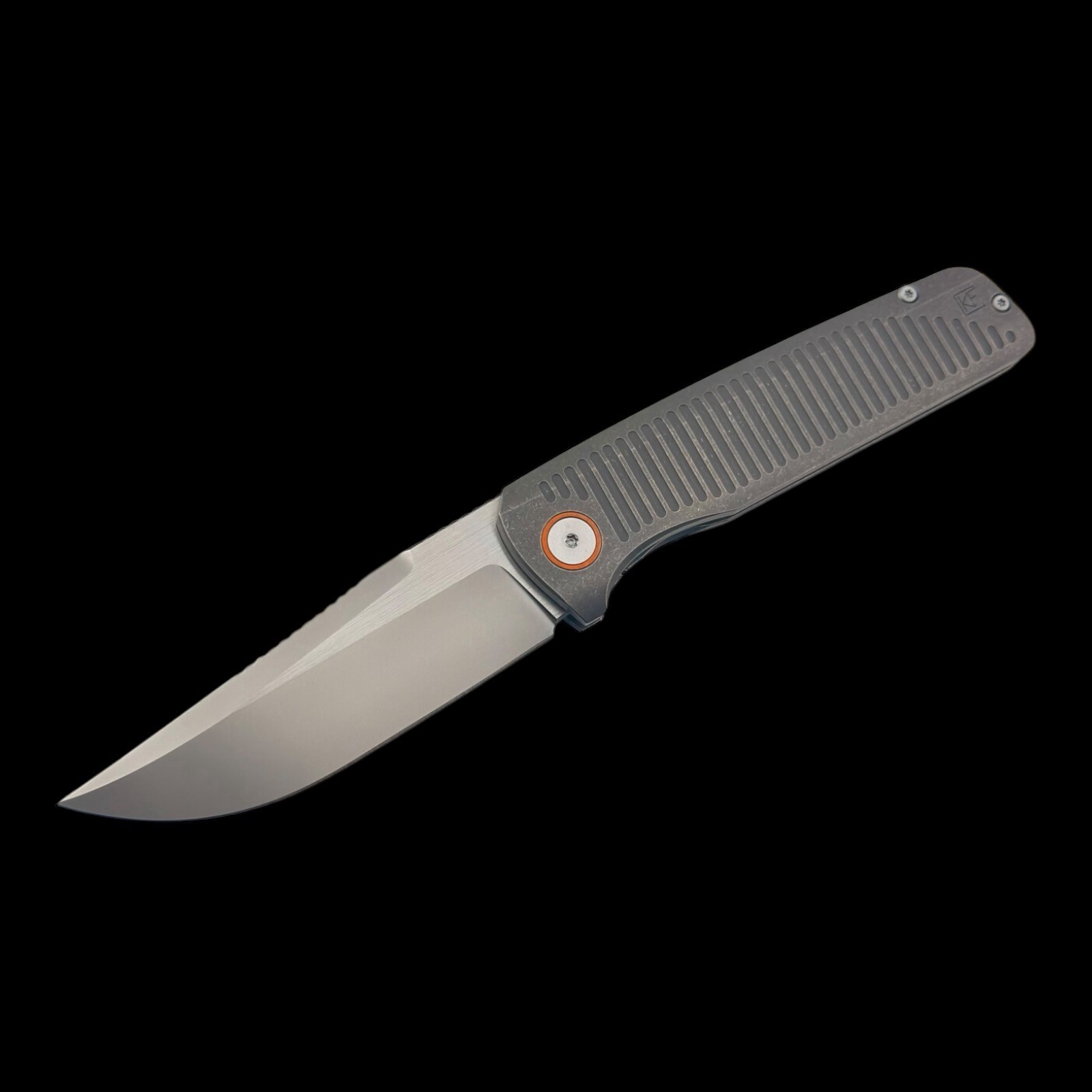 Custom Knife Factory (CKF) Gnome #92 - M390, Titanium Scales ZircuTi Clip Rare Custom Knife Factory (CKF) Gnome #92 - M390, Titanium Scales ZircuTi Clip Rare