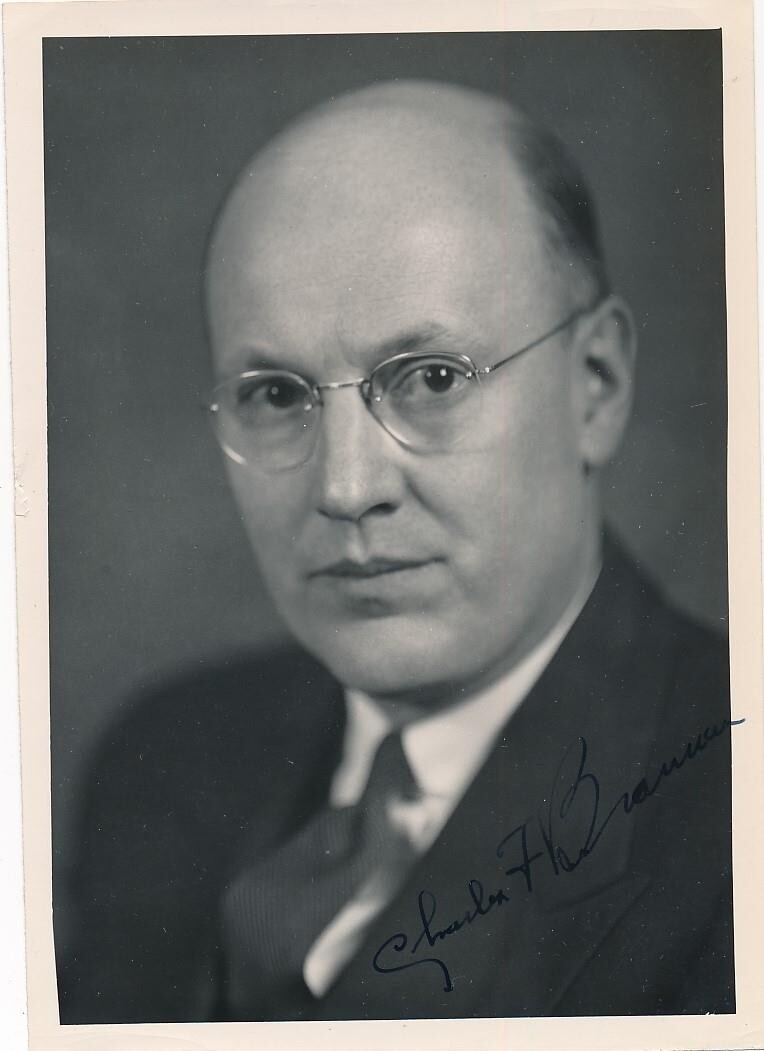 Charles Franklin Brannan - Signed Vintage Sepia Photograph (Sec. of Agriculture) Charles Franklin Brannan - Signed Vintage Sepia Photograph (Sec. of Agriculture)