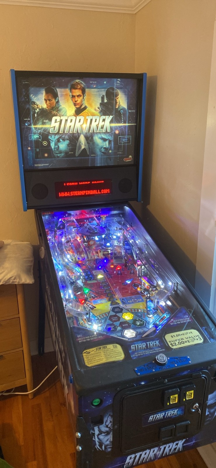 STAR TREK PRO Pinball Machine - Stern 2013 - 3106