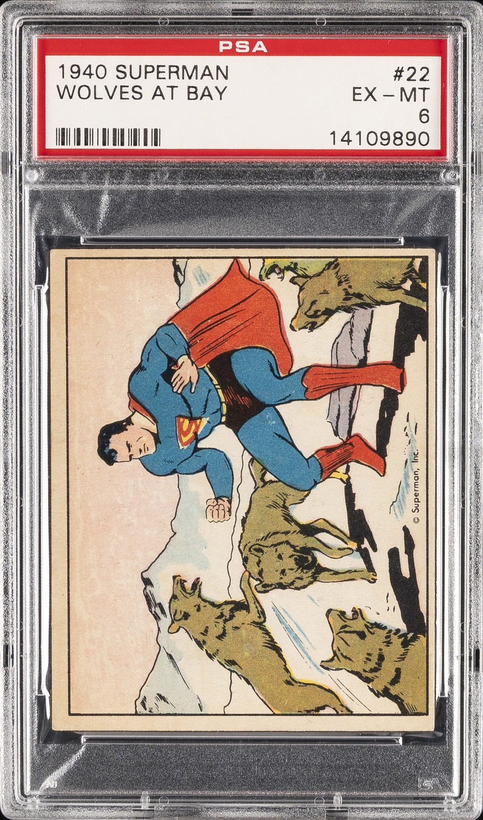 1940 SUPERMAN #22 WOLVES AT BAY PSA 6 1940 SUPERMAN #22 WOLVES AT BAY PSA 6