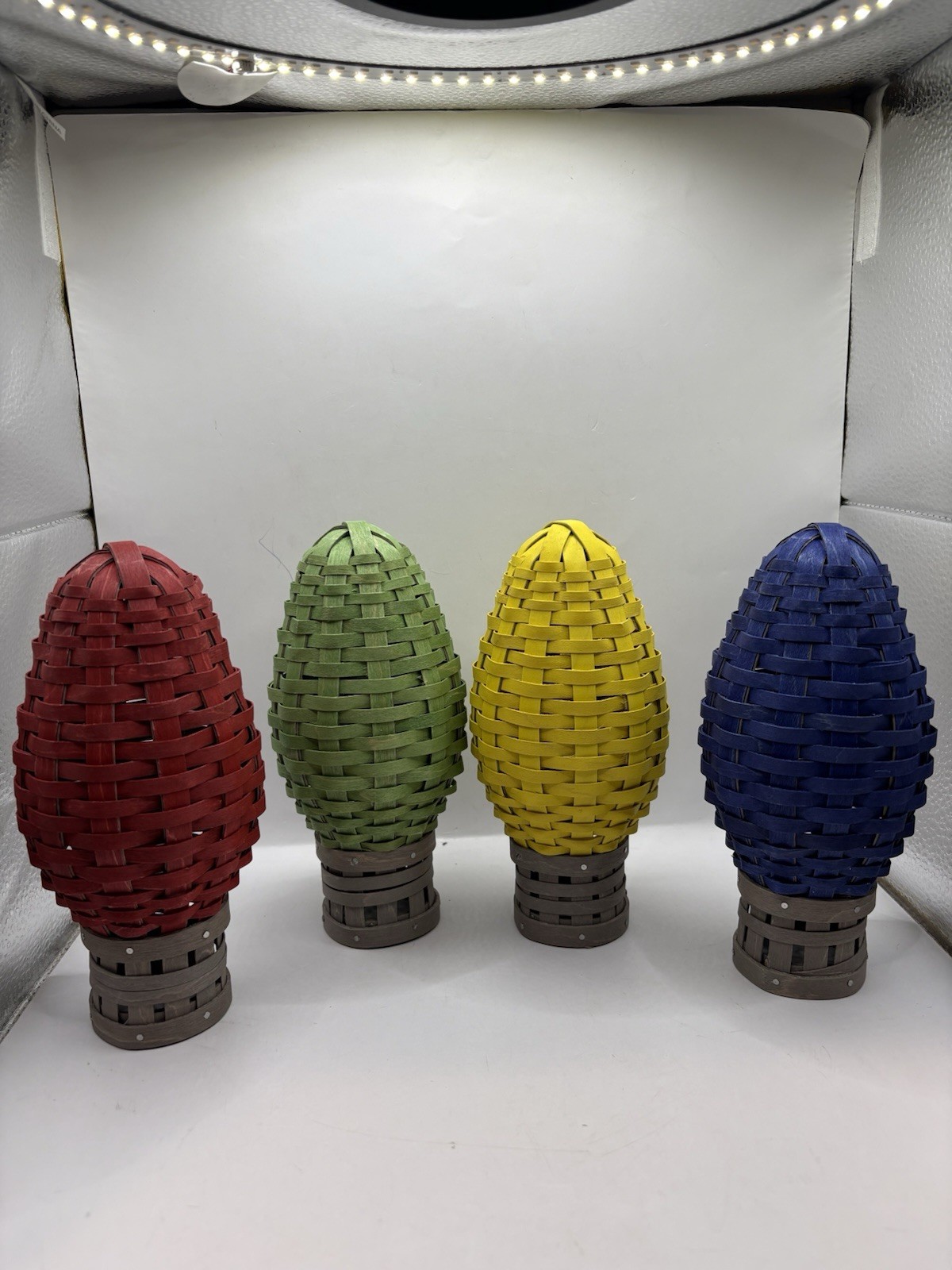 Longaberger Like Dresden & Company Mini Light Bulbs Set Of 4
