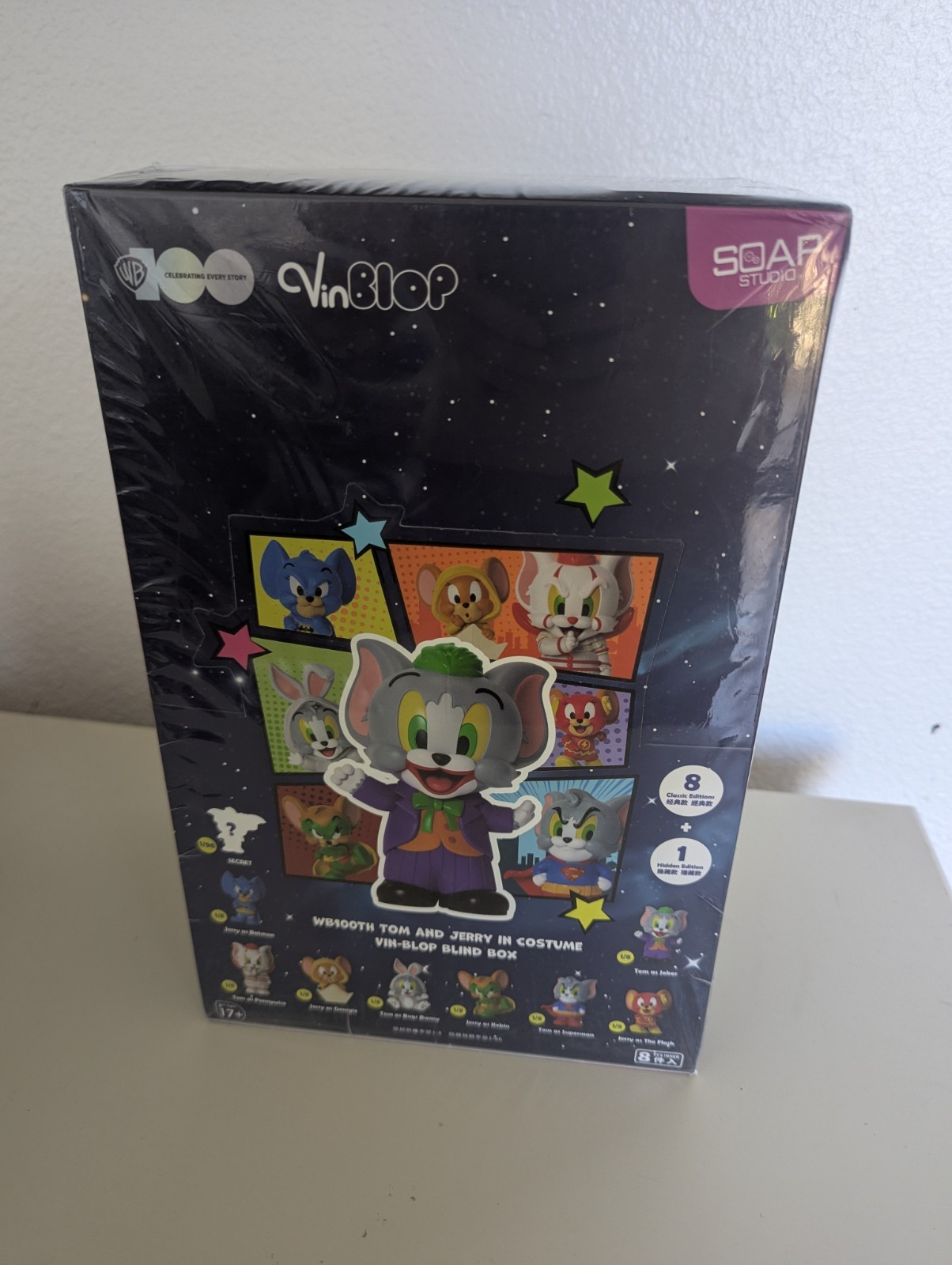 SOAP Studio VinBloop Tom and Jerry Blind Box PVC Figures 8-Pack 17+ SOAP Studio VinBloop Tom and Jerry Blind Box PVC Figures 8-Pack 17+