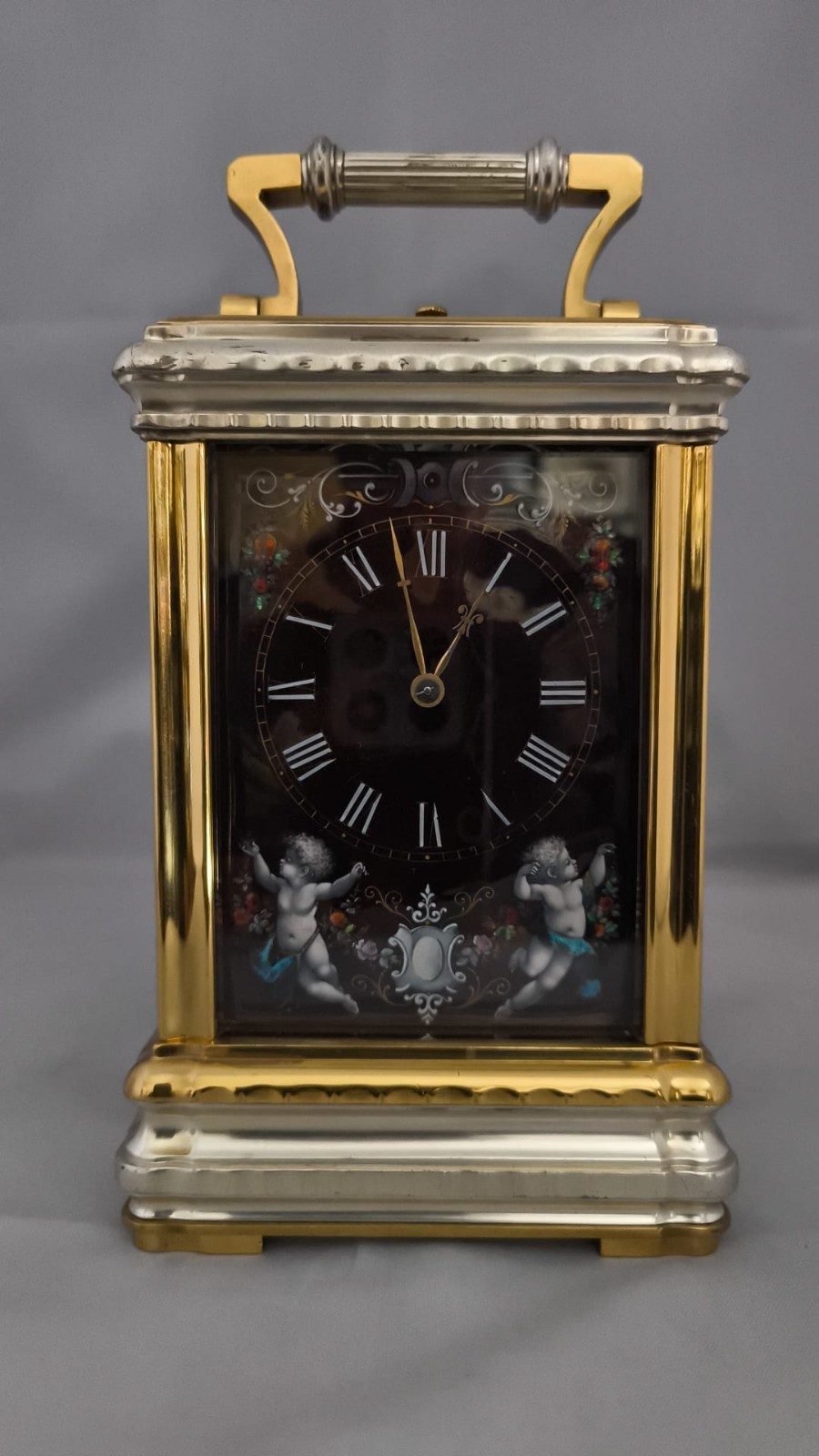 RARE BREGUET N°3883 ( sold in 1882 ) WATCH REPEATER CARRIAGE CLOCK LIMOGES