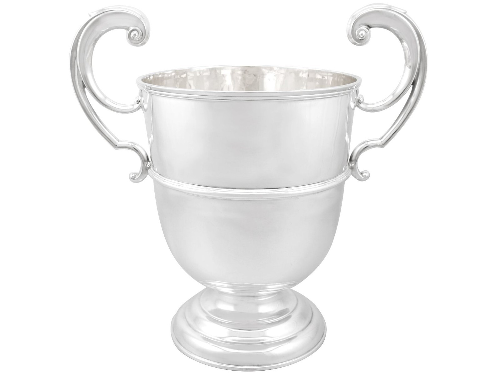 Antique Edwardian 1905 Sterling Silver Presentation Champagne Cup 
