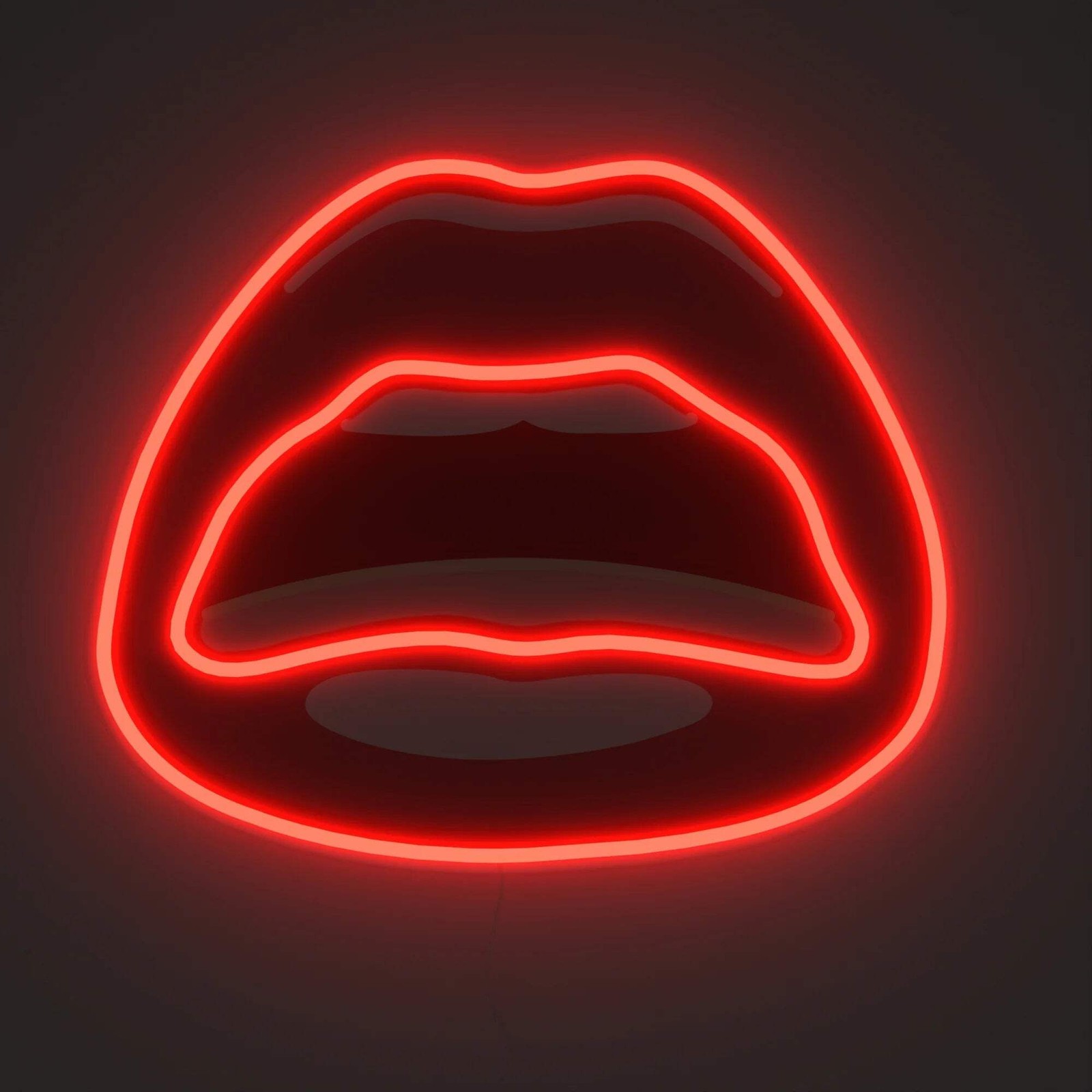 Tom Wesselmann - Red Lips YP x Tom Wesselmann. Pop Art, Design Neon Lamp
