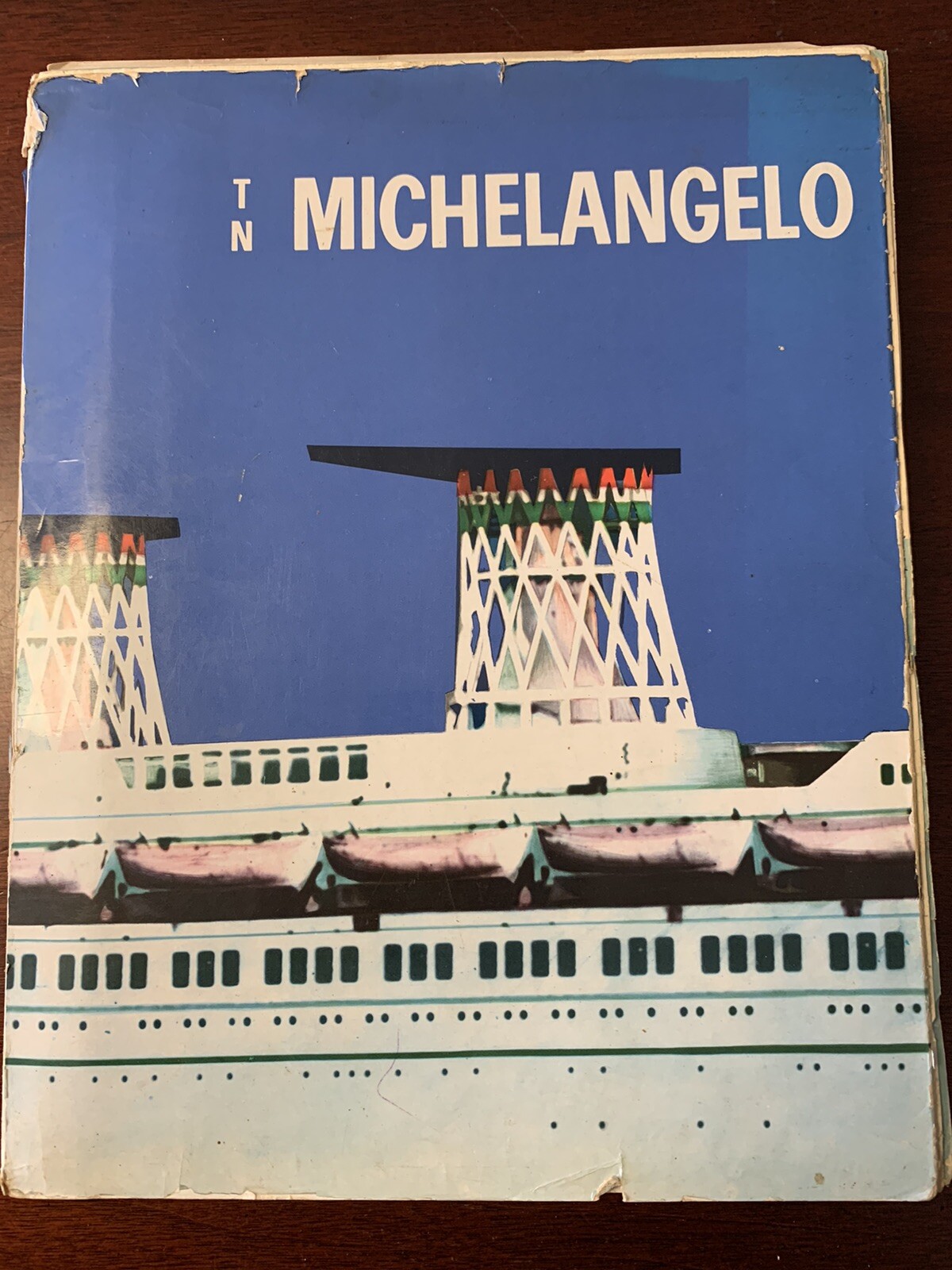 T/n Michelangelo-287 page Builders Book-Italian Line-⚓️Very very rare⚓️ T/n Michelangelo-287 page Builders Book-Italian Line-⚓️Very very rare⚓️