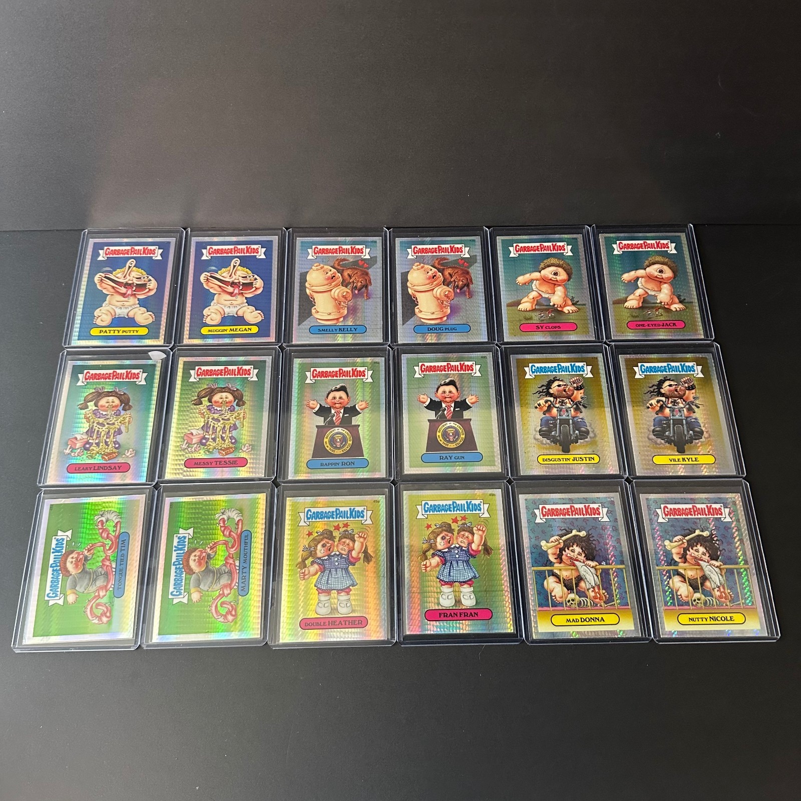 GARBAGE PAIL KIDS CHROME 2 COMPLETE PRISM REFRACTOR 110 CARD SET GARBAGE PAIL KIDS CHROME 2 COMPLETE PRISM REFRACTOR 110 CARD SET