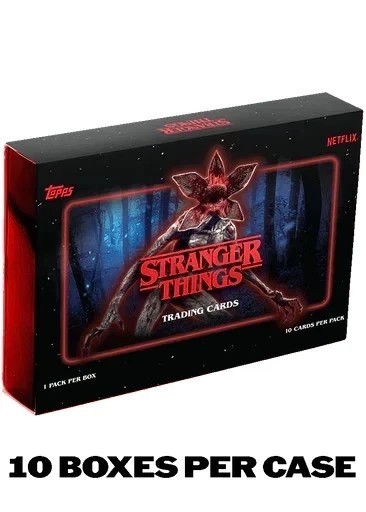 2025 Topps Stranger Things - 10 Hobby Box Sealed Case - In Hand, 