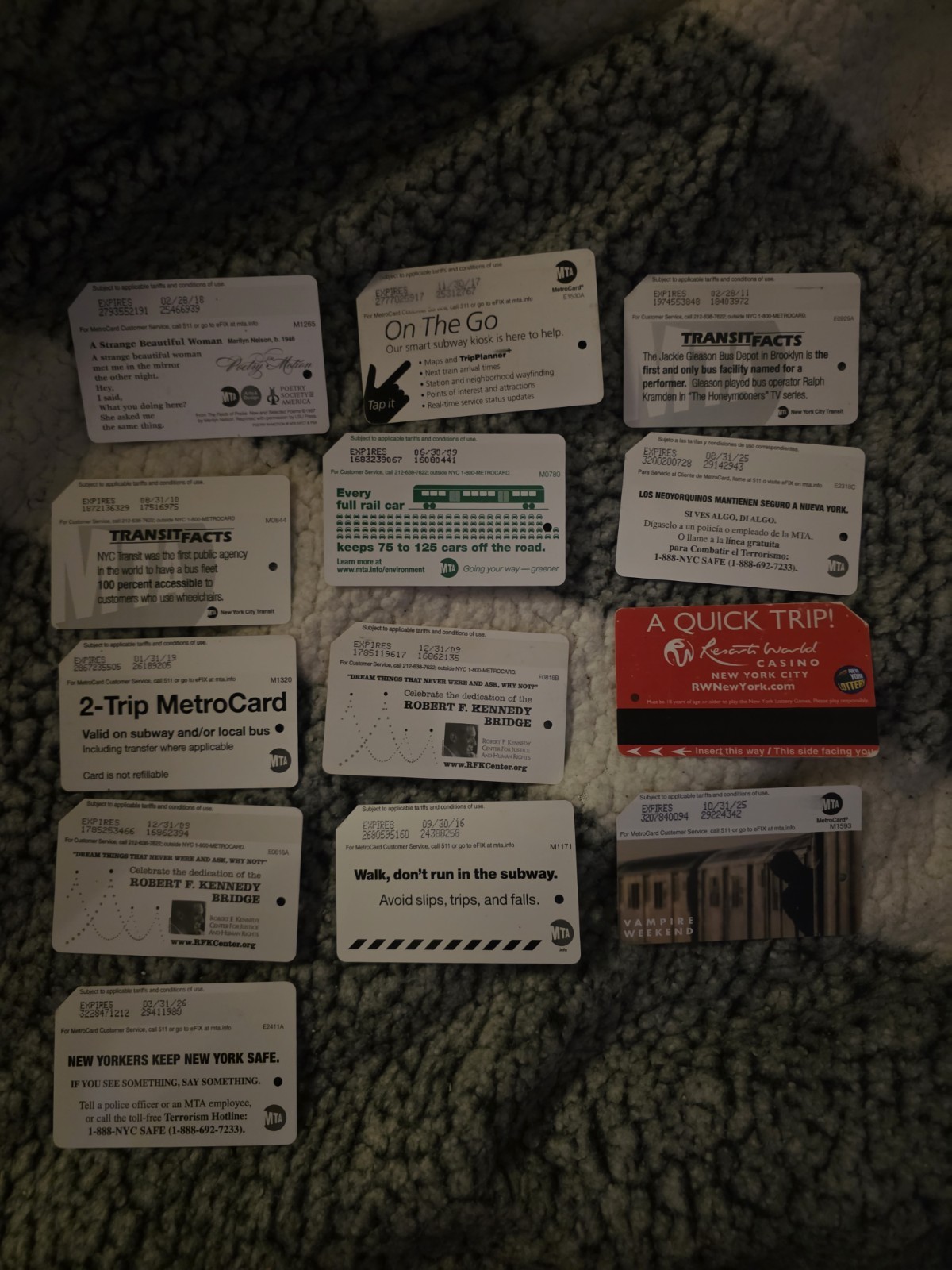 NYC Metro Card Collectible New York City Memorabilia Discontinued Item Rare