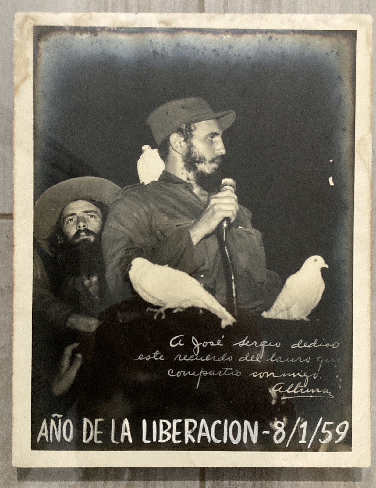 Paco Altuna Signed Original 1959 Fidel Castro Paco Altuna Signed Original 1959 Fidel Castro