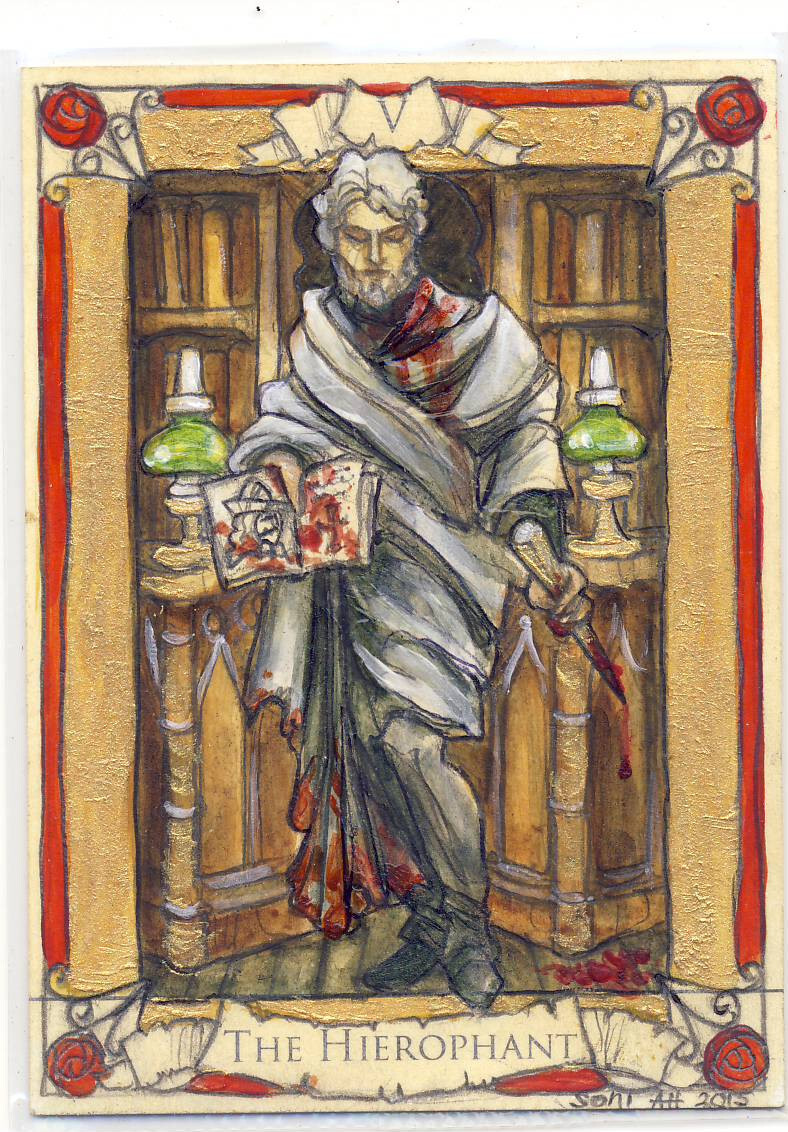 2015 Cryptozoic Penny Dreadful Tarot Sketch Card Soni Alcorn-Hender V The Heirop 2015 Cryptozoic Penny Dreadful Tarot Sketch Card Soni Alcorn-Hender V The Heirop
