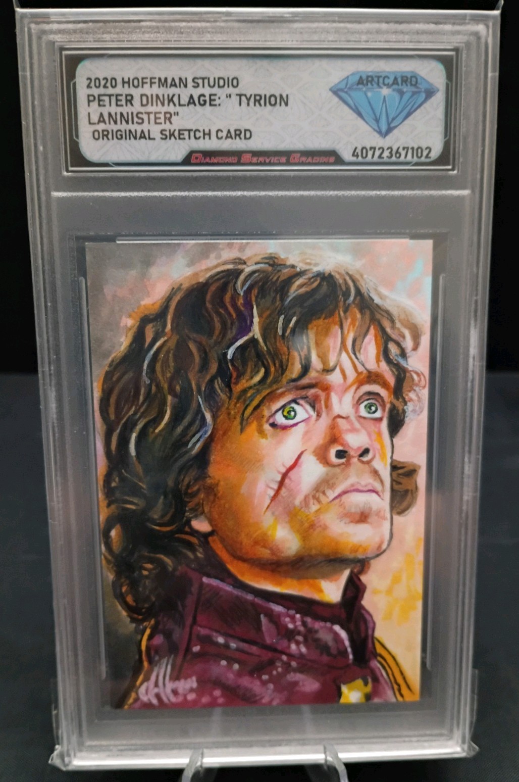 Unbelievable** 1/1 Peter Dinklage Sketch Card Game Of Thrones Unbelievable** 1/1 Peter Dinklage Sketch Card Game Of Thrones