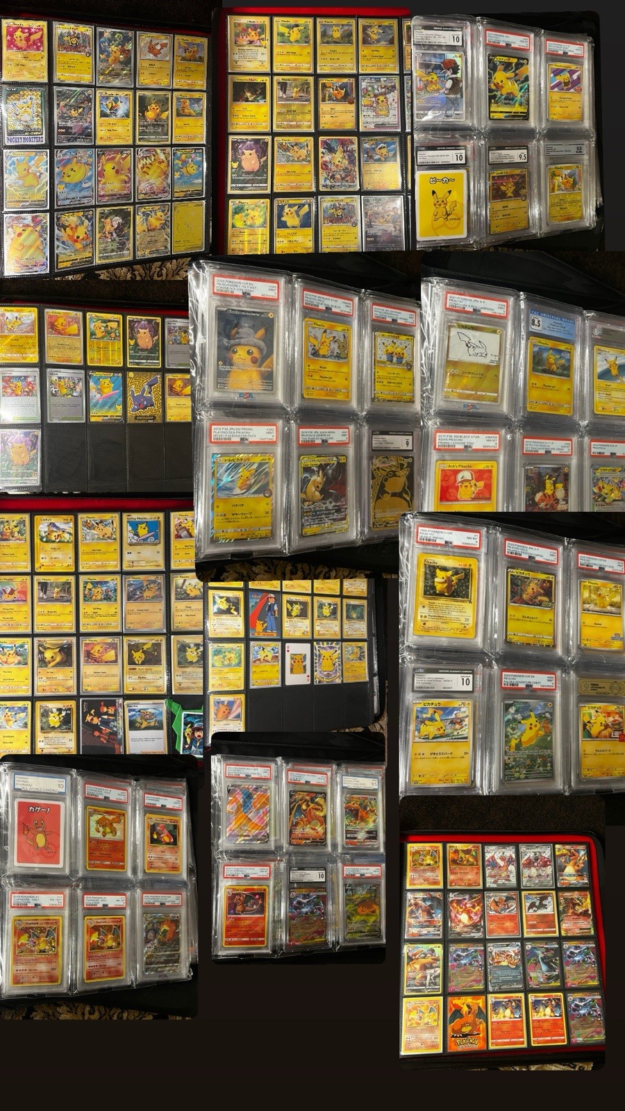 Pikachu & Charizard Lot Pokemon PSA & Non Graded Cards , appreciate the help