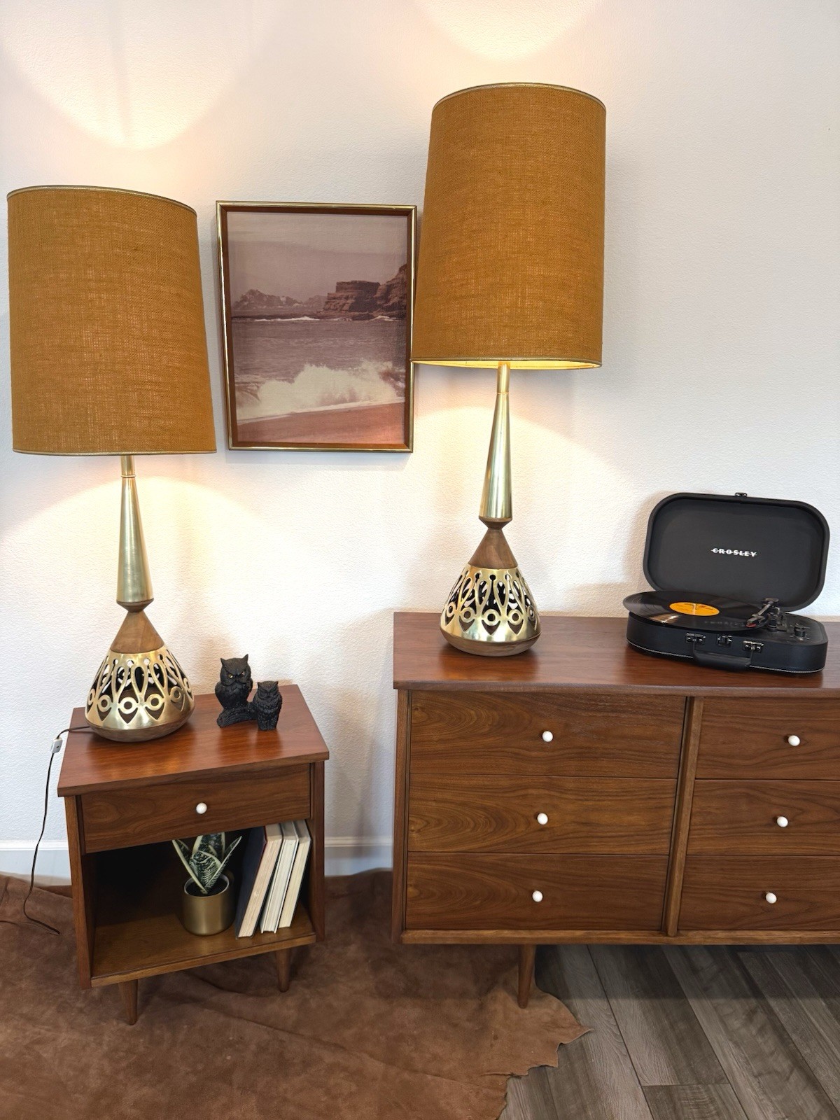 UNBELIEVABLE ULTRA-RARE Authentic Tony Paul for Westwood Mid Century Table Lamps