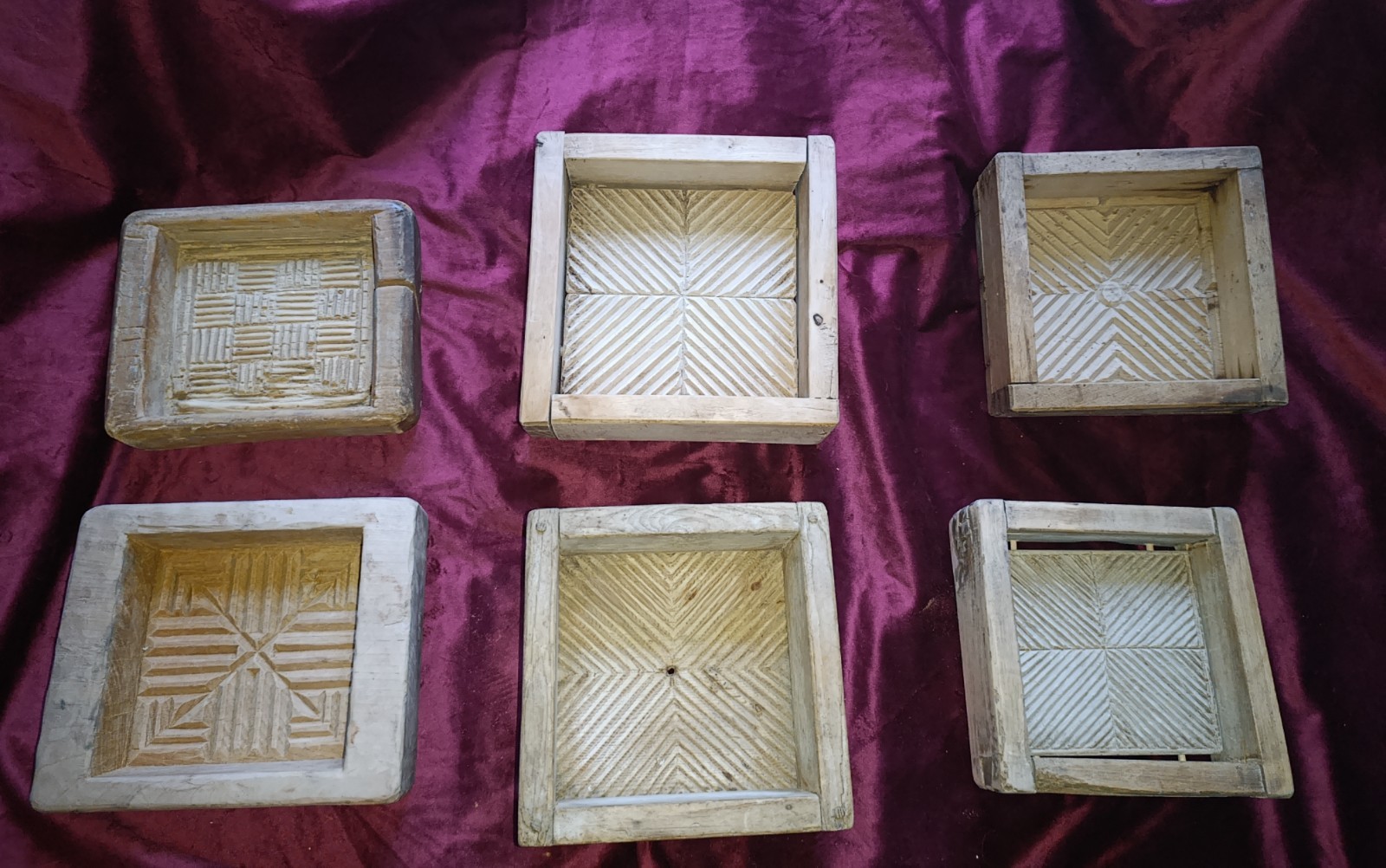 Antique Finnish CHEESE MOLD chevron wooden wood 1800 19th century collection LOT Antique Finnish CHEESE MOLD chevron wooden wood 1800 19th century collection LOT